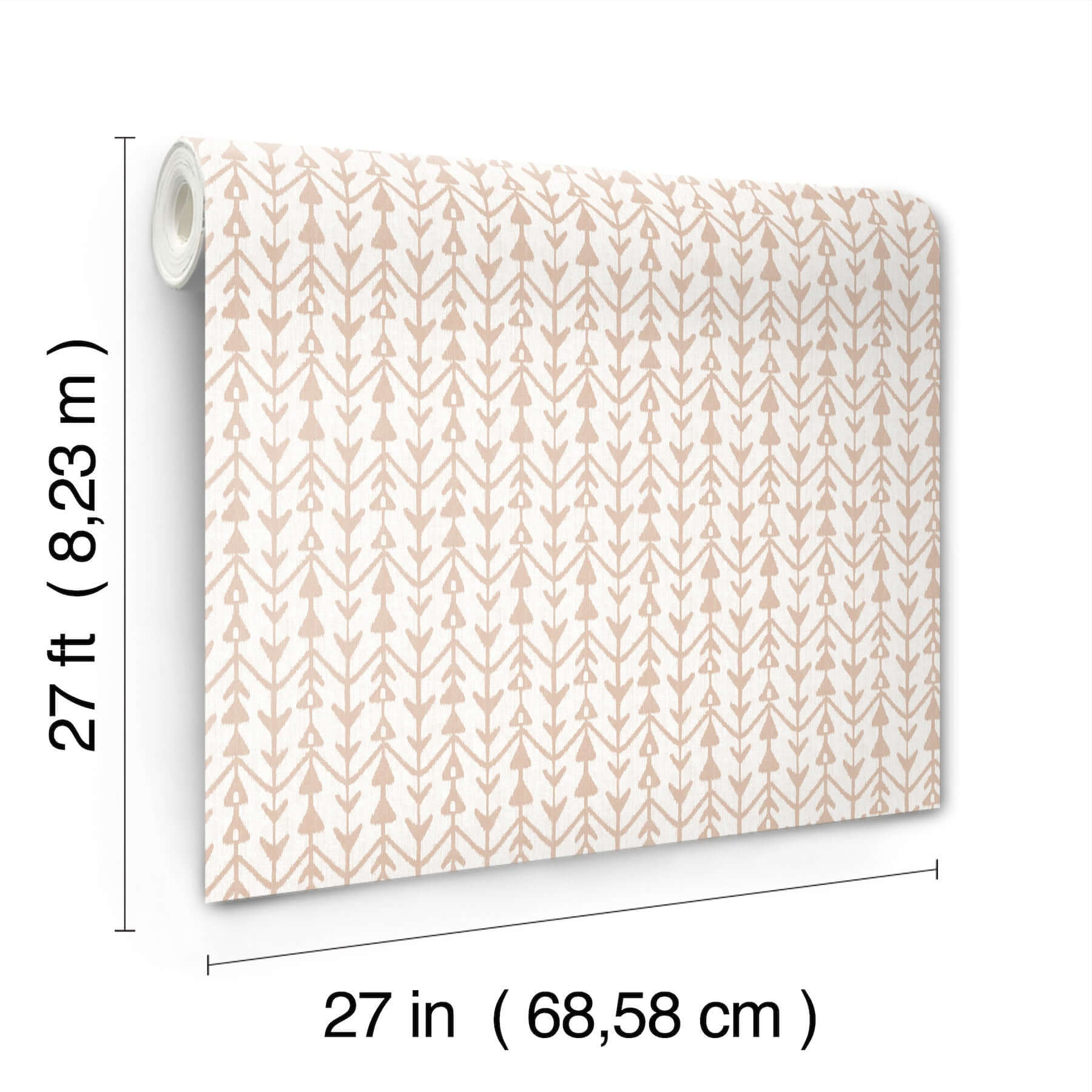 martigue-stripe-blush-wallpaper-york-wallcoverings-lm5386 - York Wallcoverings Wallpaper