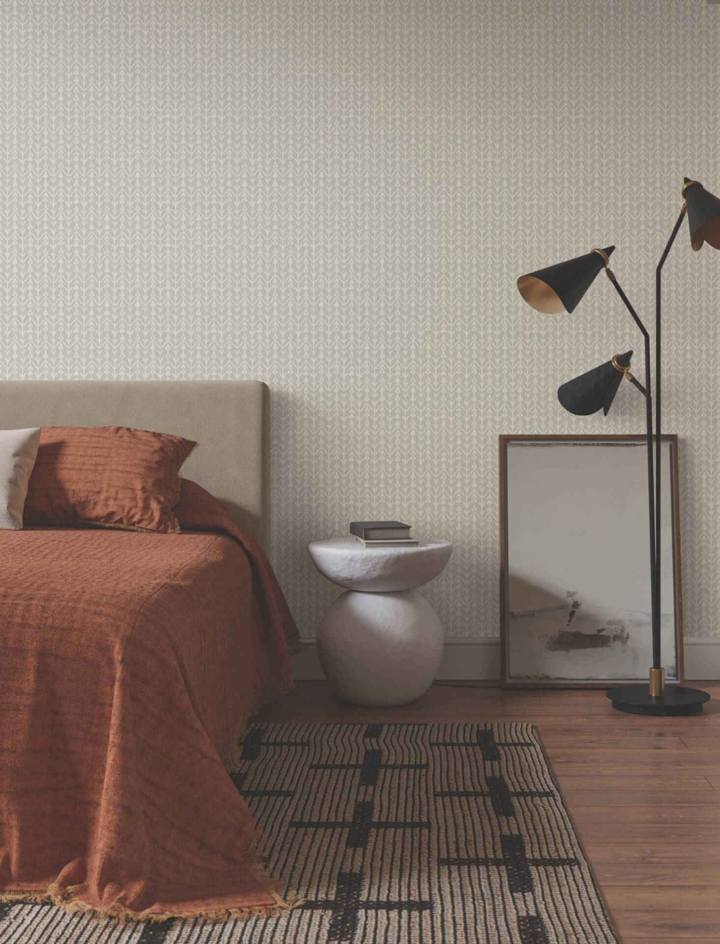 Martigue Stripe Grey Wallpaper - York Wallcoverings - LM5384 - York Wallcoverings Wallpaper