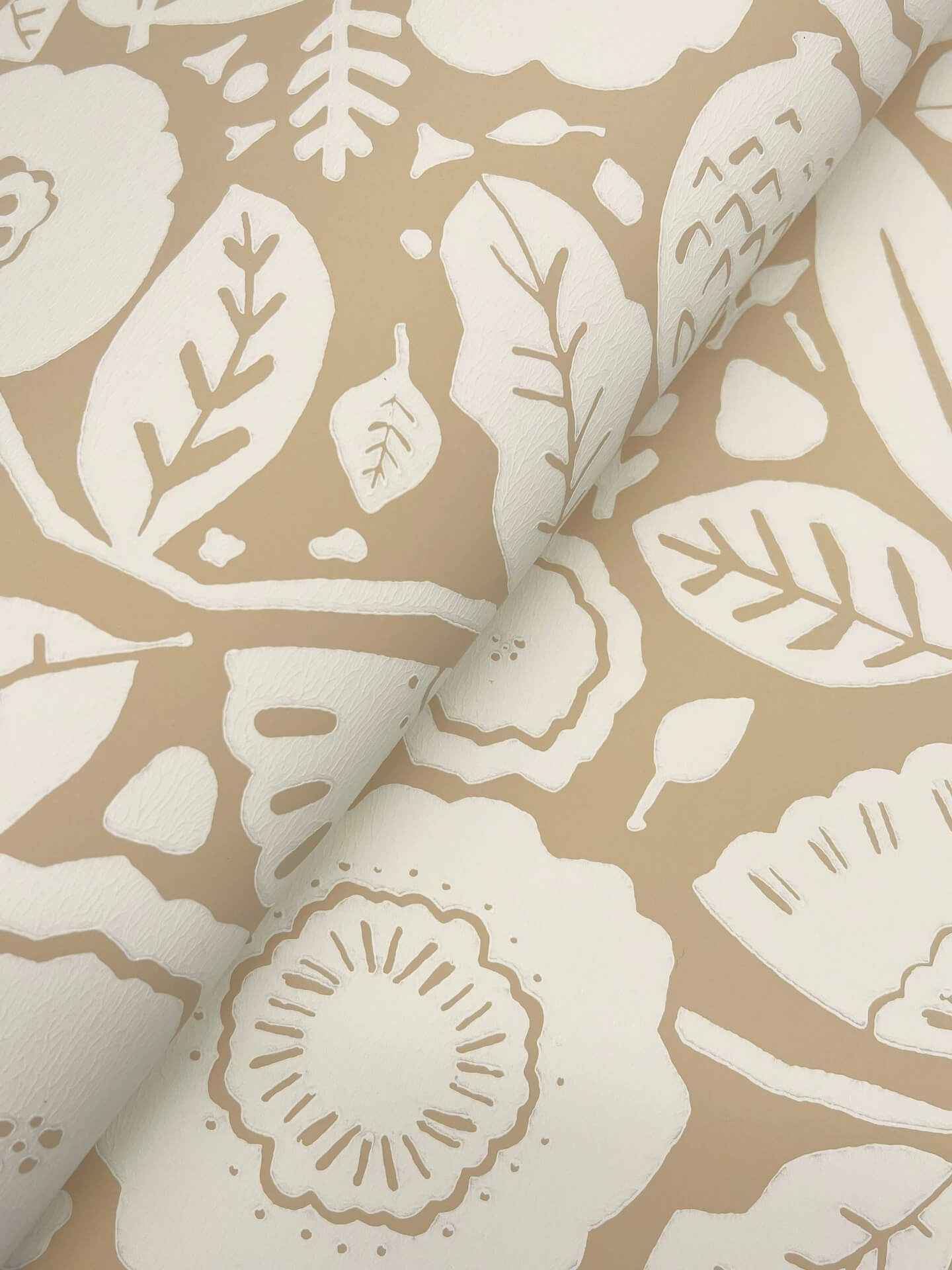 Camille Blossom Ochre Wallpaper - York Wallcoverings - LM5392 - York Wallcoverings Wallpaper