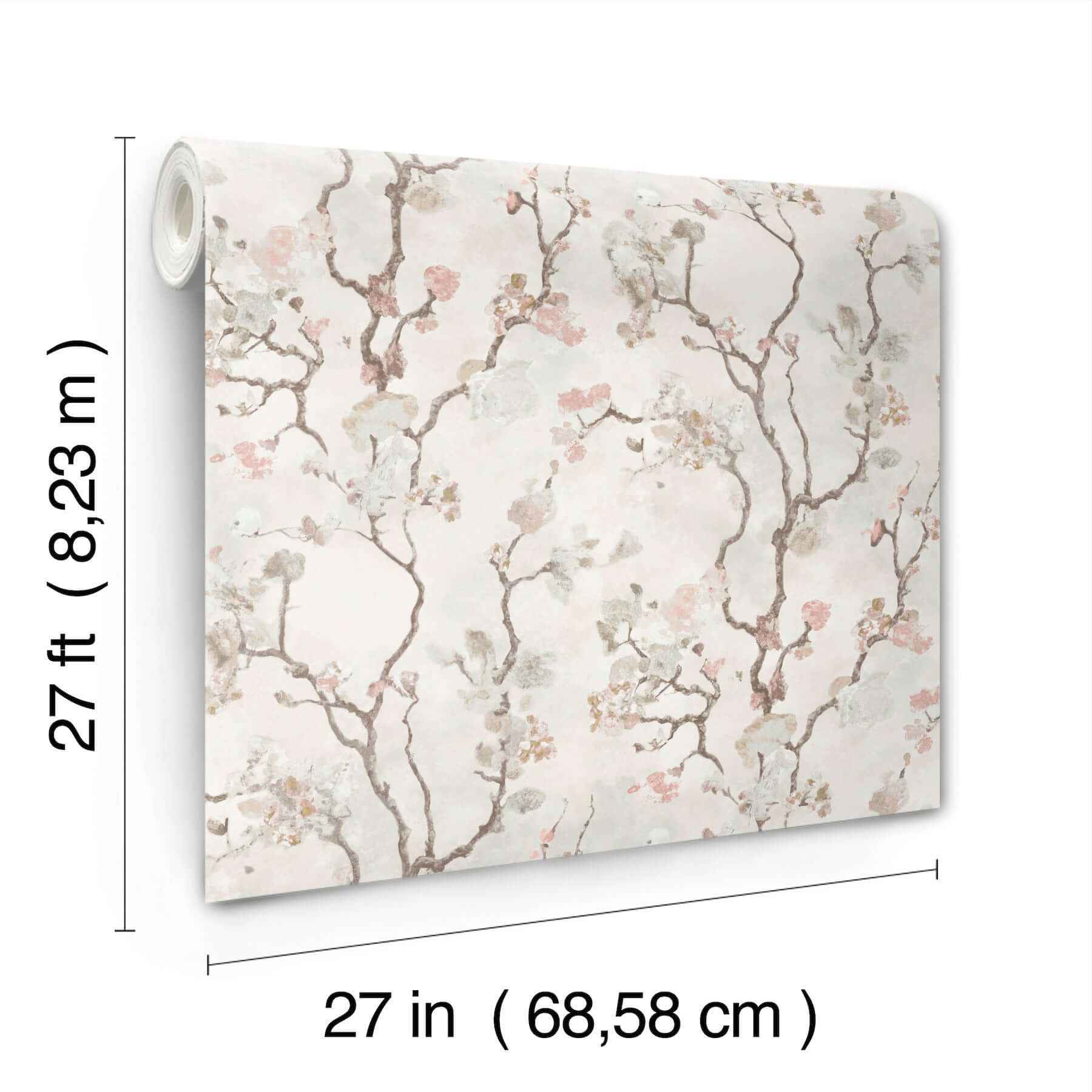 Avril Chinoiserie Blush Wallpaper - York Wallcoverings - LM5414 - York Wallcoverings Wallpaper