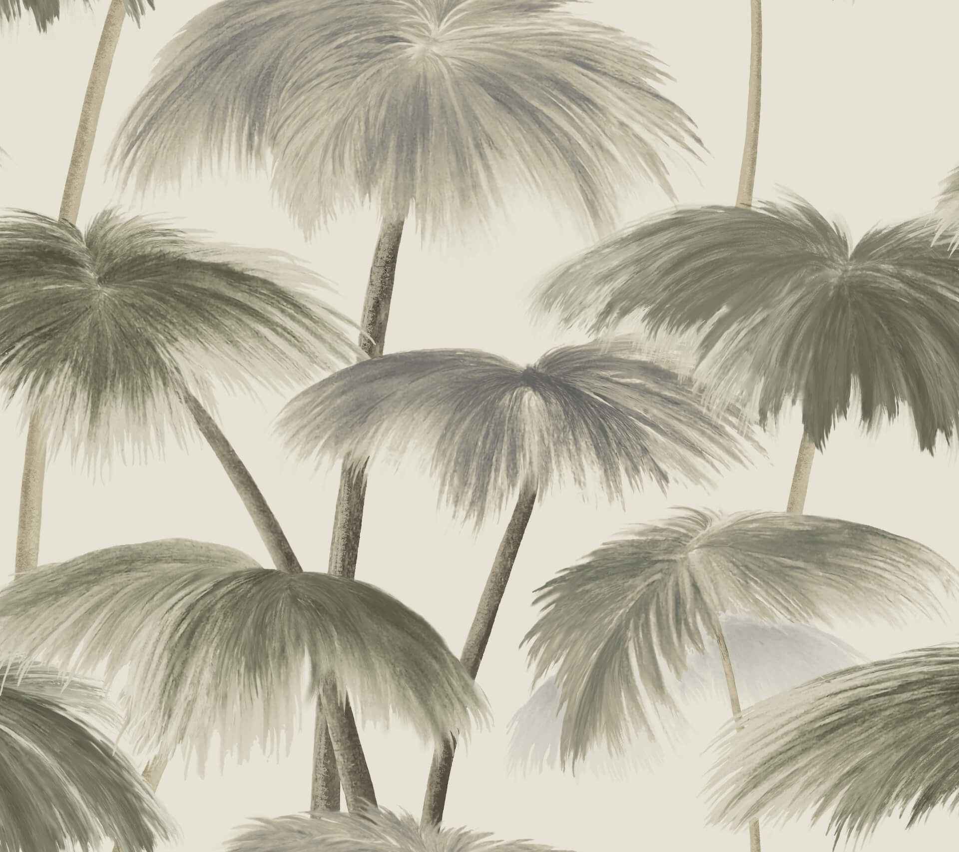 Plein Air Palms Vintage Wallpaper - York Wallcoverings - LM5433 - York Wallcoverings Wallpaper
