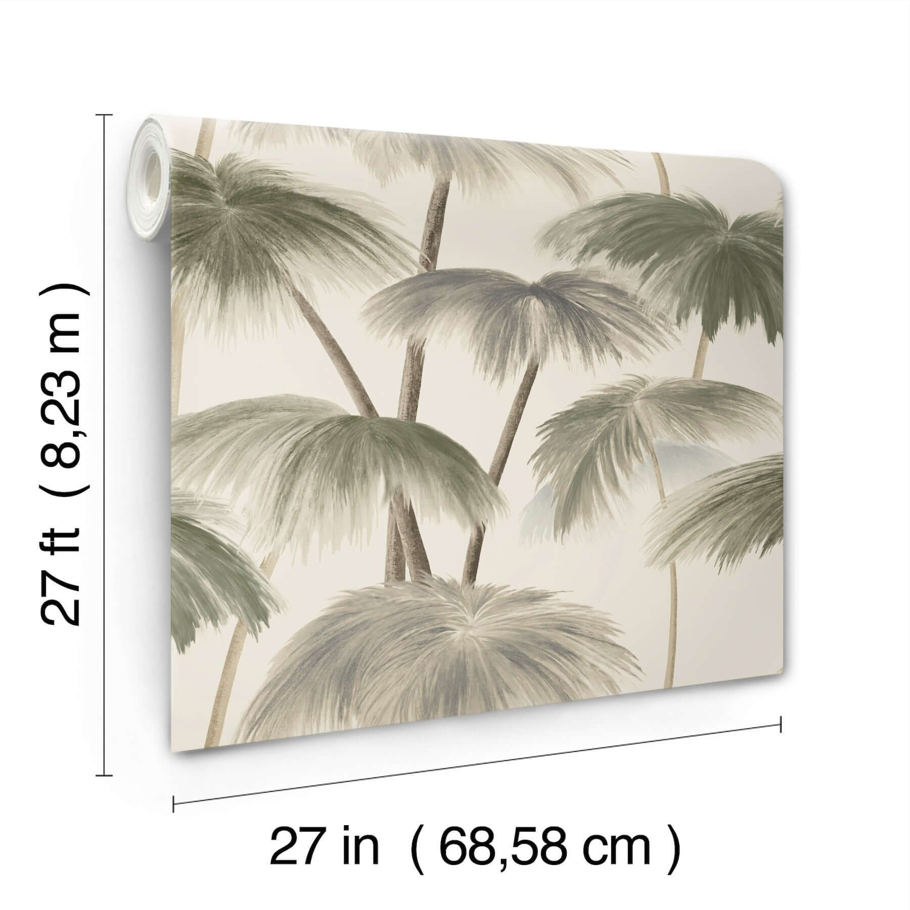 plein-air-palms-vintage-wallpaper-york-wallcoverings-lm5433 - York Wallcoverings Wallpaper