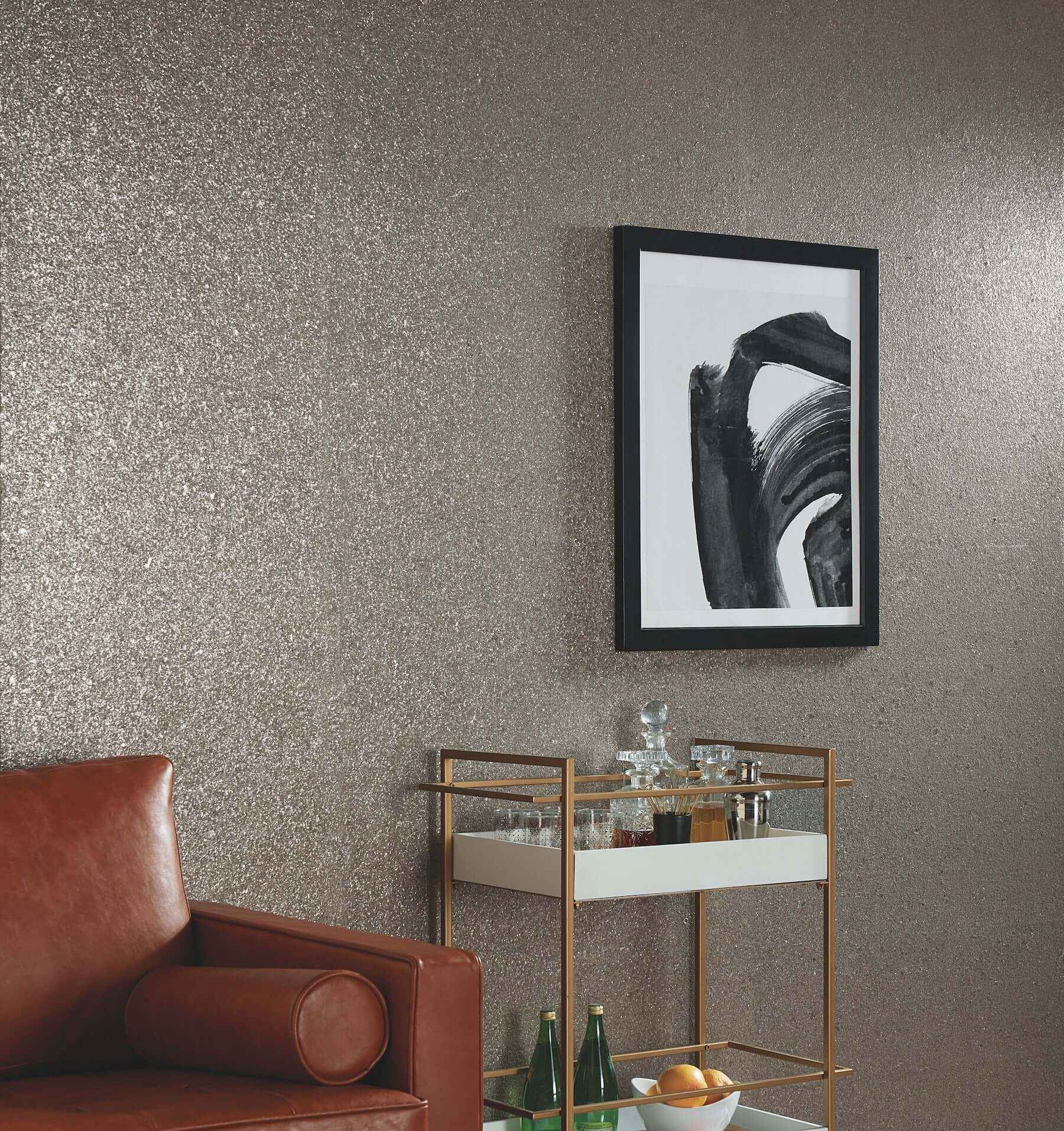 Brilliant Mica Graphite Wallpaper - York Wallcoverings - GV0215 - York Wallcoverings Wallpaper