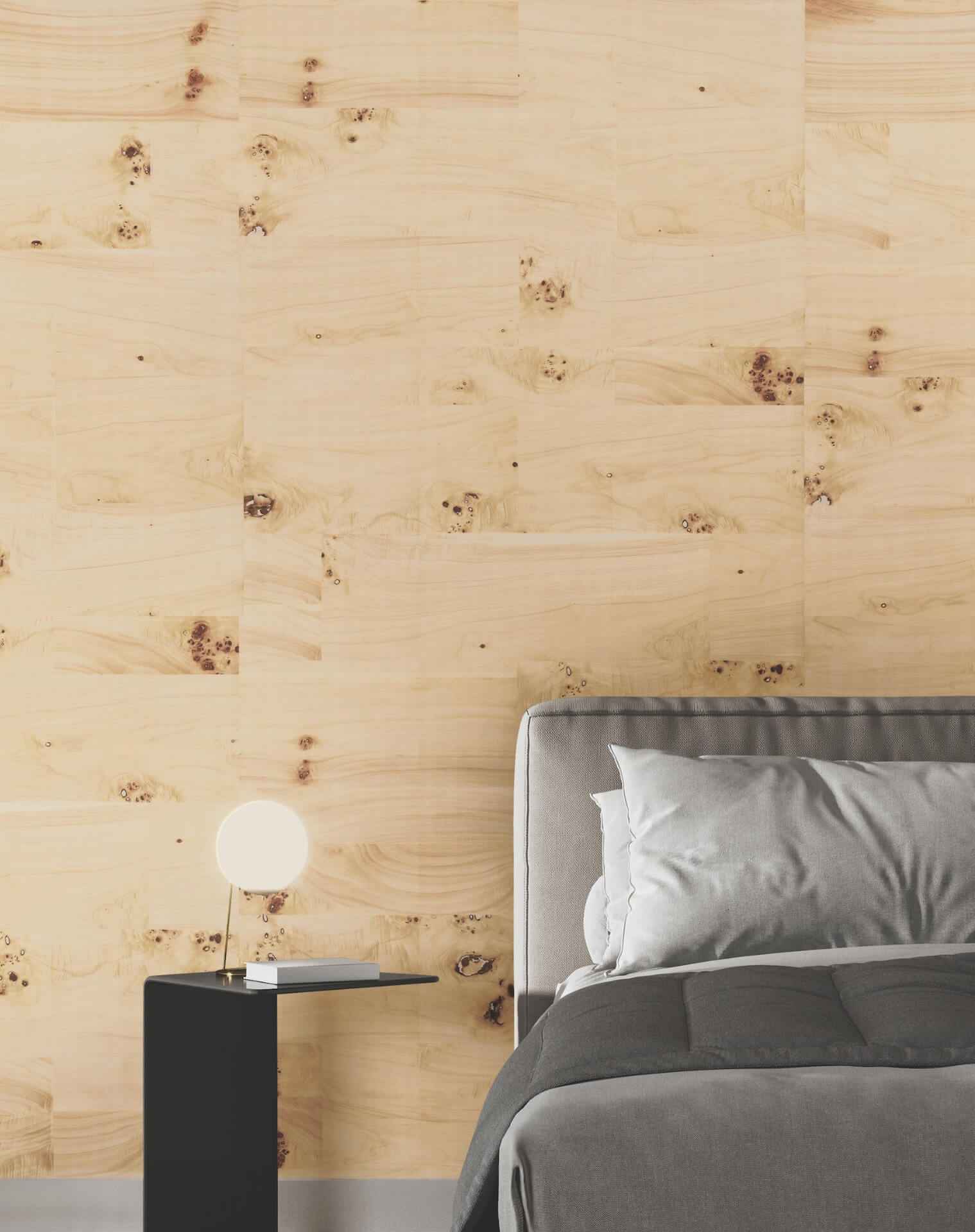 Burlwood Natural Wallpaper - York Wallcoverings - GV0266 - York Wallcoverings Wallpaper