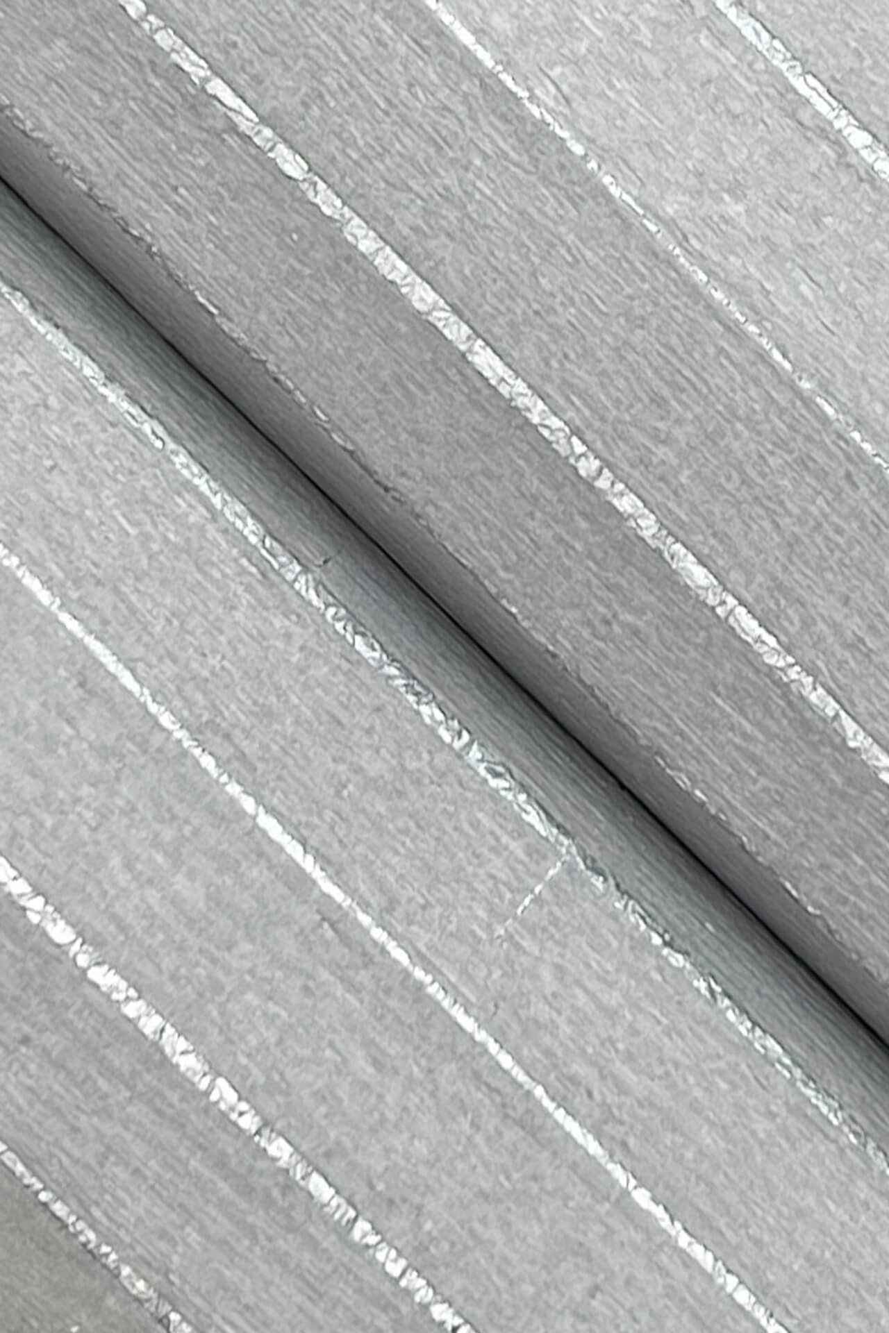 Handcrafted Shimmering Paper Grey Wallpaper - York Wallcoverings - GV0253 - York Wallcoverings Wallpaper