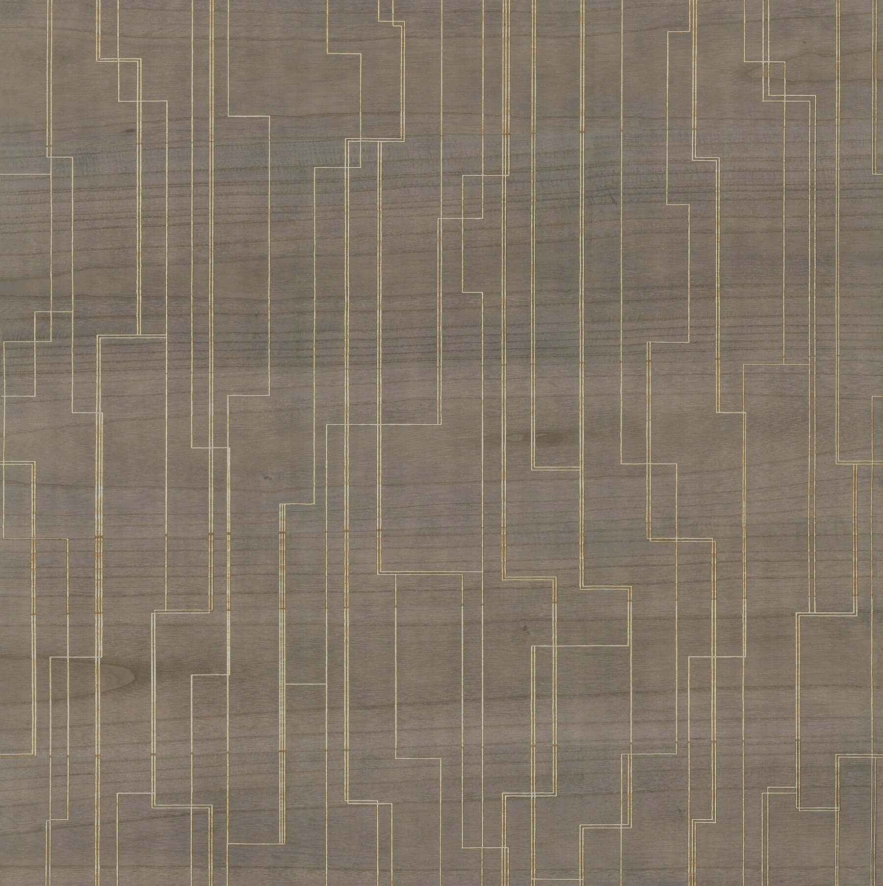 Inlay Line Mink Wallpaper - York Wallcoverings - GV0259