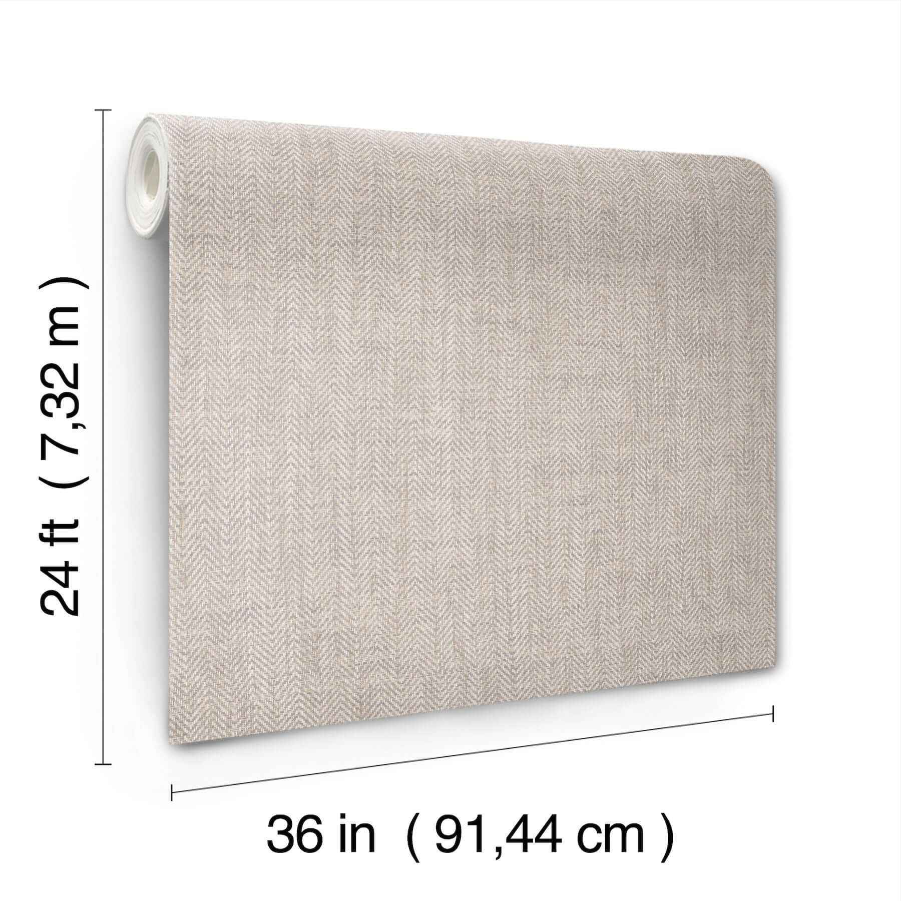 Tailored Weave Grey Wallpaper - York Wallcoverings - GV0191 - York Wallcoverings Wallpaper