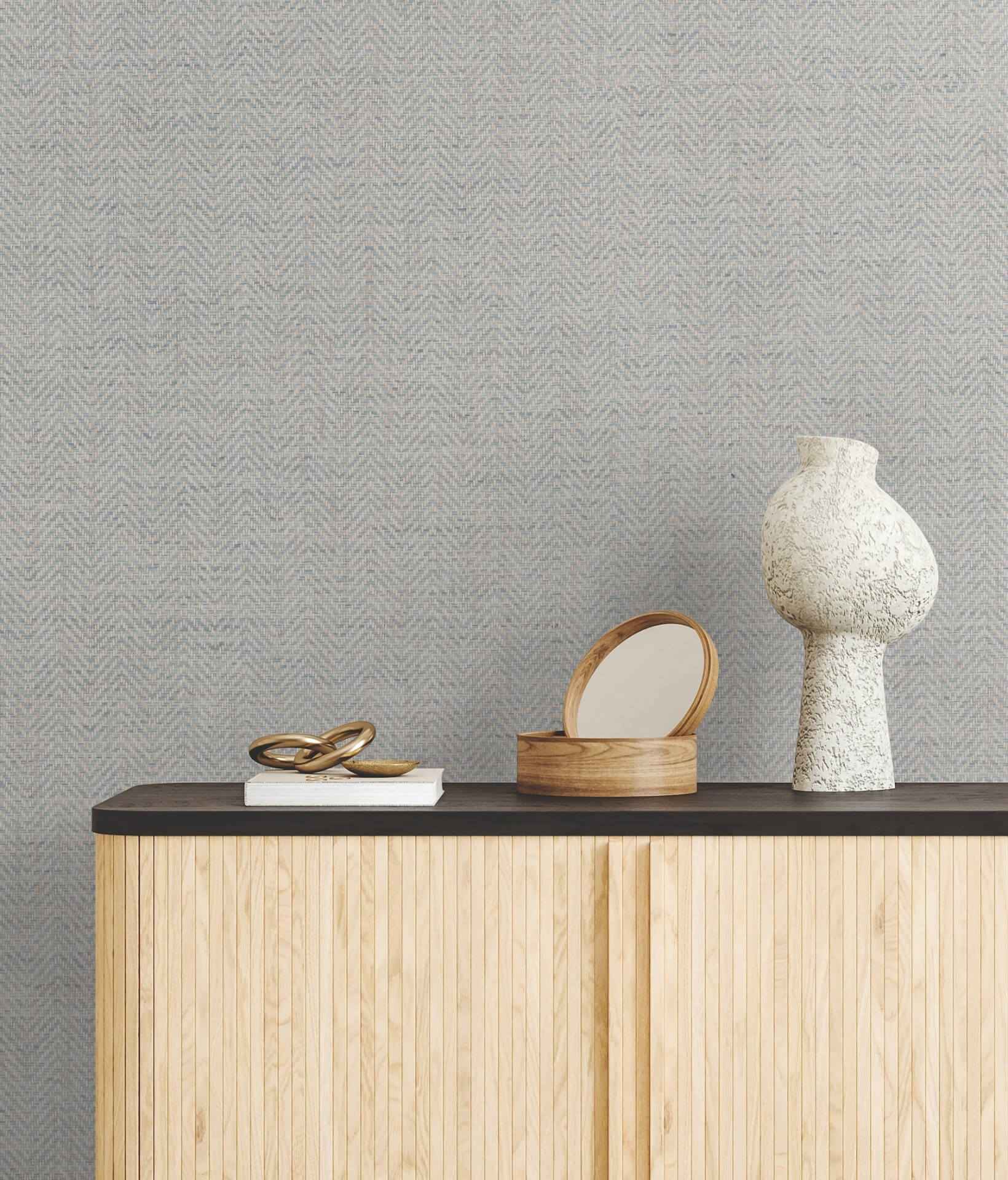 Tailored Weave Sea Glass Wallpaper - York Wallcoverings - GV0195 - York Wallcoverings Wallpaper