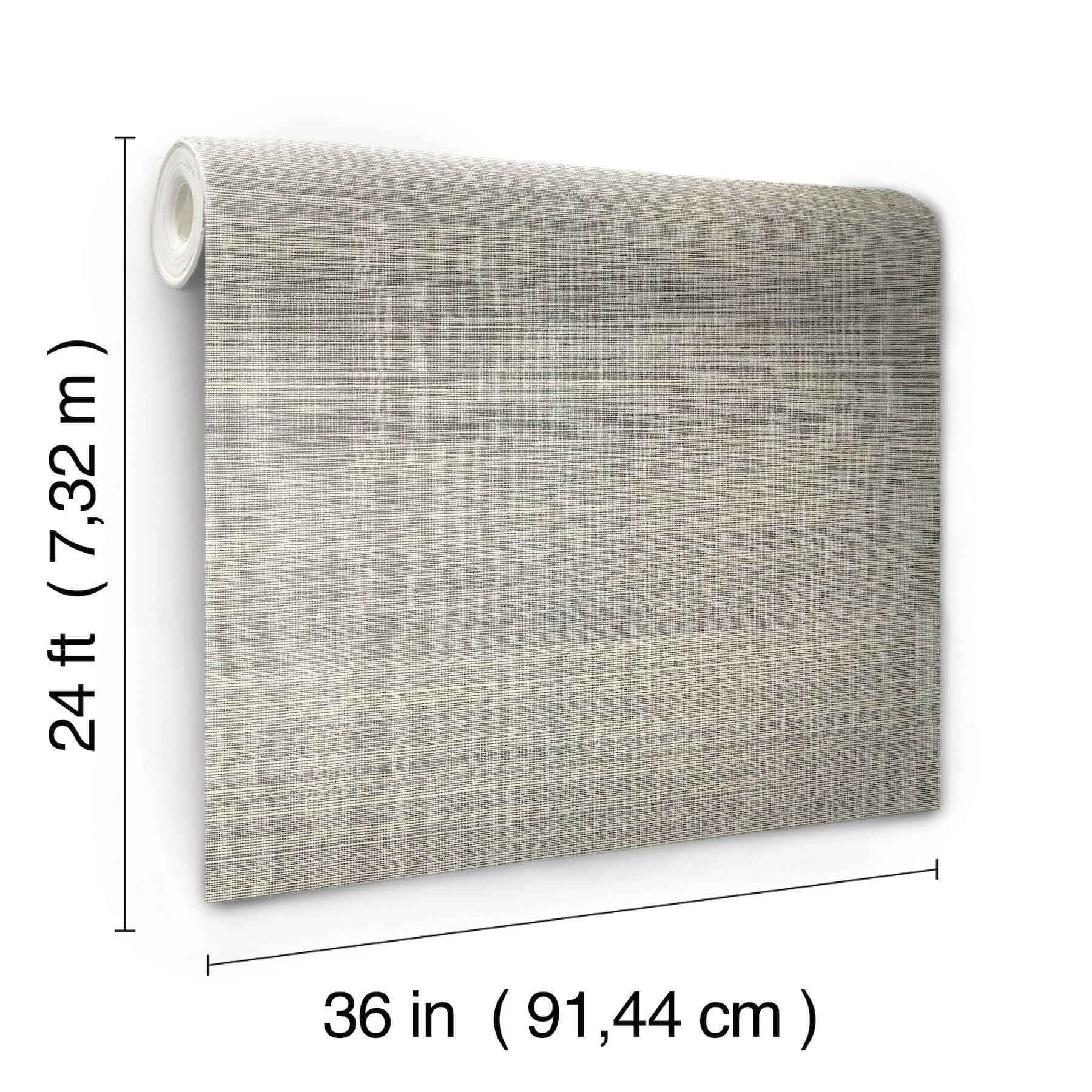Maguey Sisal Charcoal Wallpaper - York Wallcoverings - GR1044NW - York Wallcoverings Wallpaper