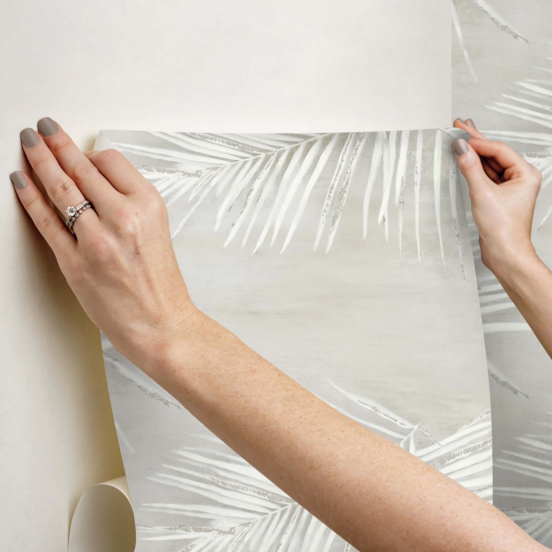 endless-summer-grey-peel-stick-wallpaper-york-wallcoverings-psw1556rl - York Wallcoverings Wallpaper