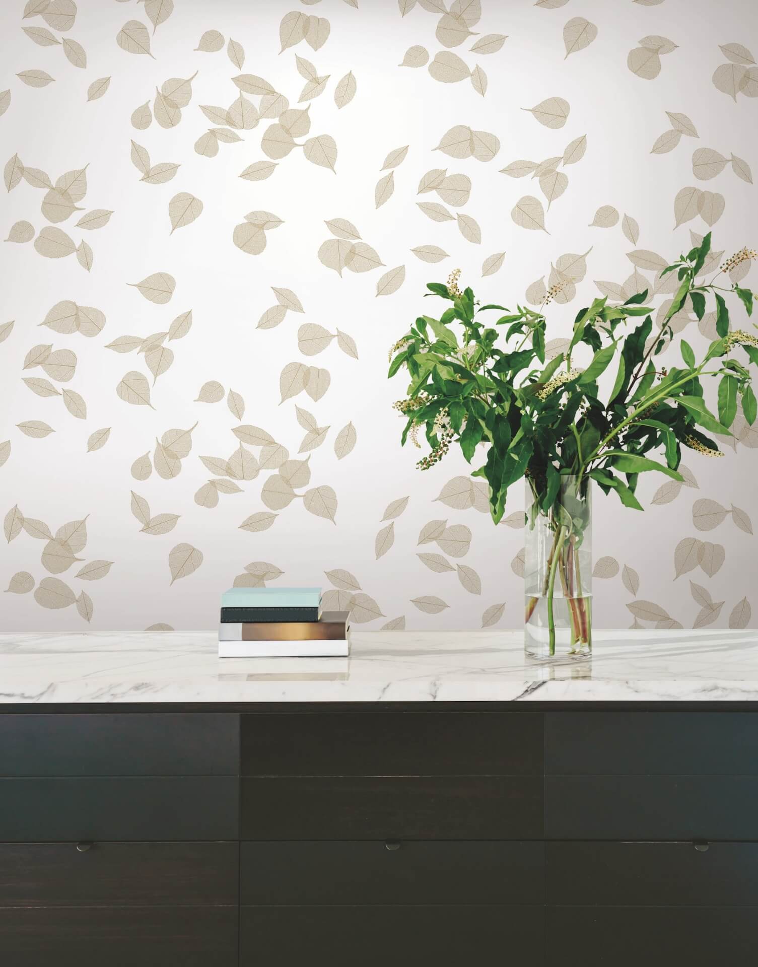 Inner Peace Champagne Peel & Stick Wallpaper - York Wallcoverings - PSW1563RL