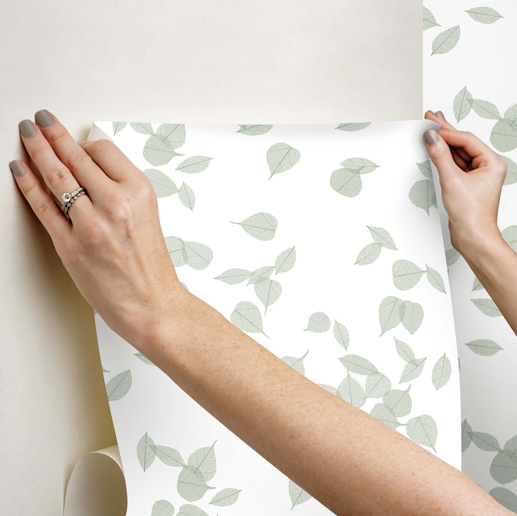 inner-peace-sage-peel-stick-wallpaper-york-wallcoverings-psw1564rl - York Wallcoverings Wallpaper