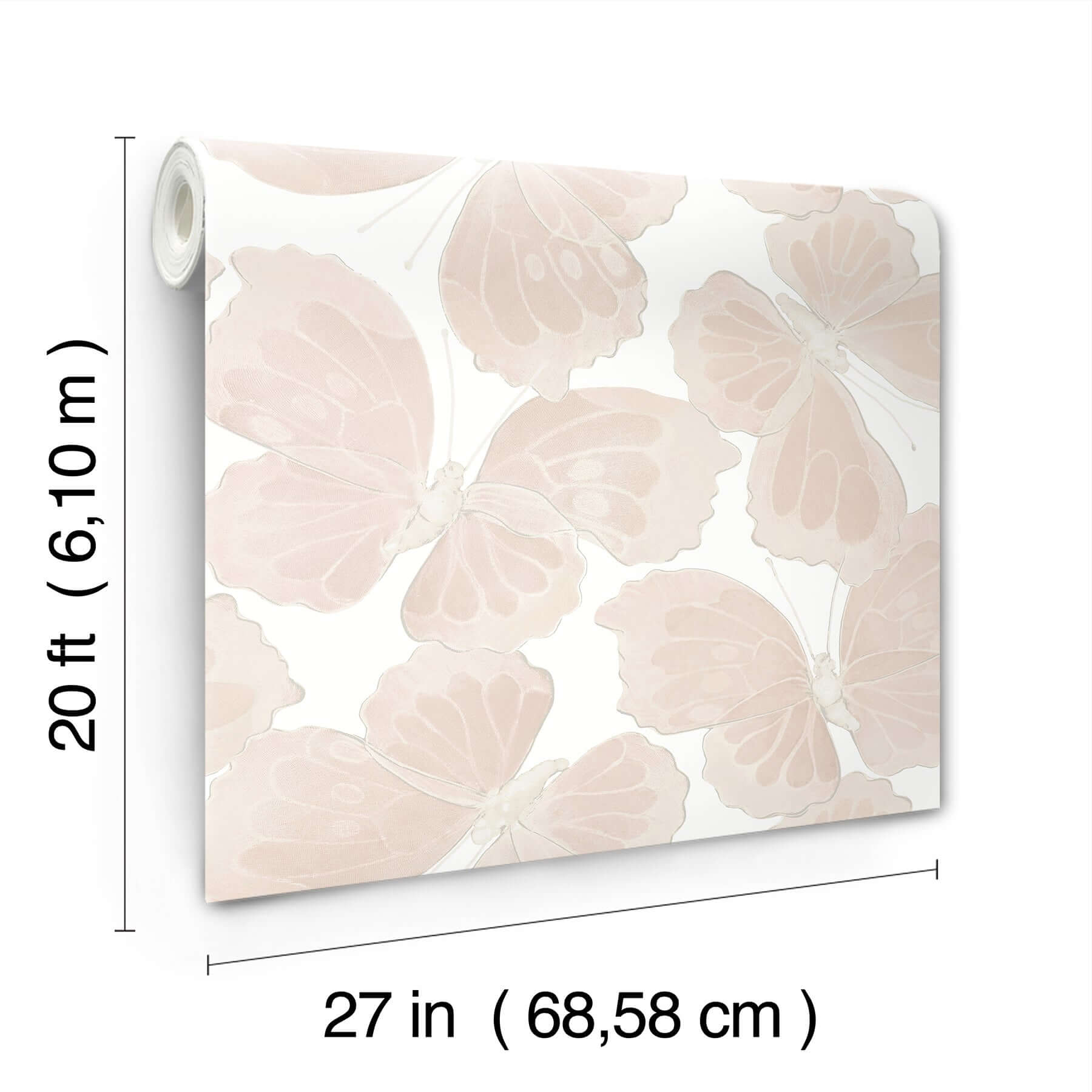 monarch-pink-peel-stick-wallpaper-york-wallcoverings-psw1567rl - York Wallcoverings Wallpaper