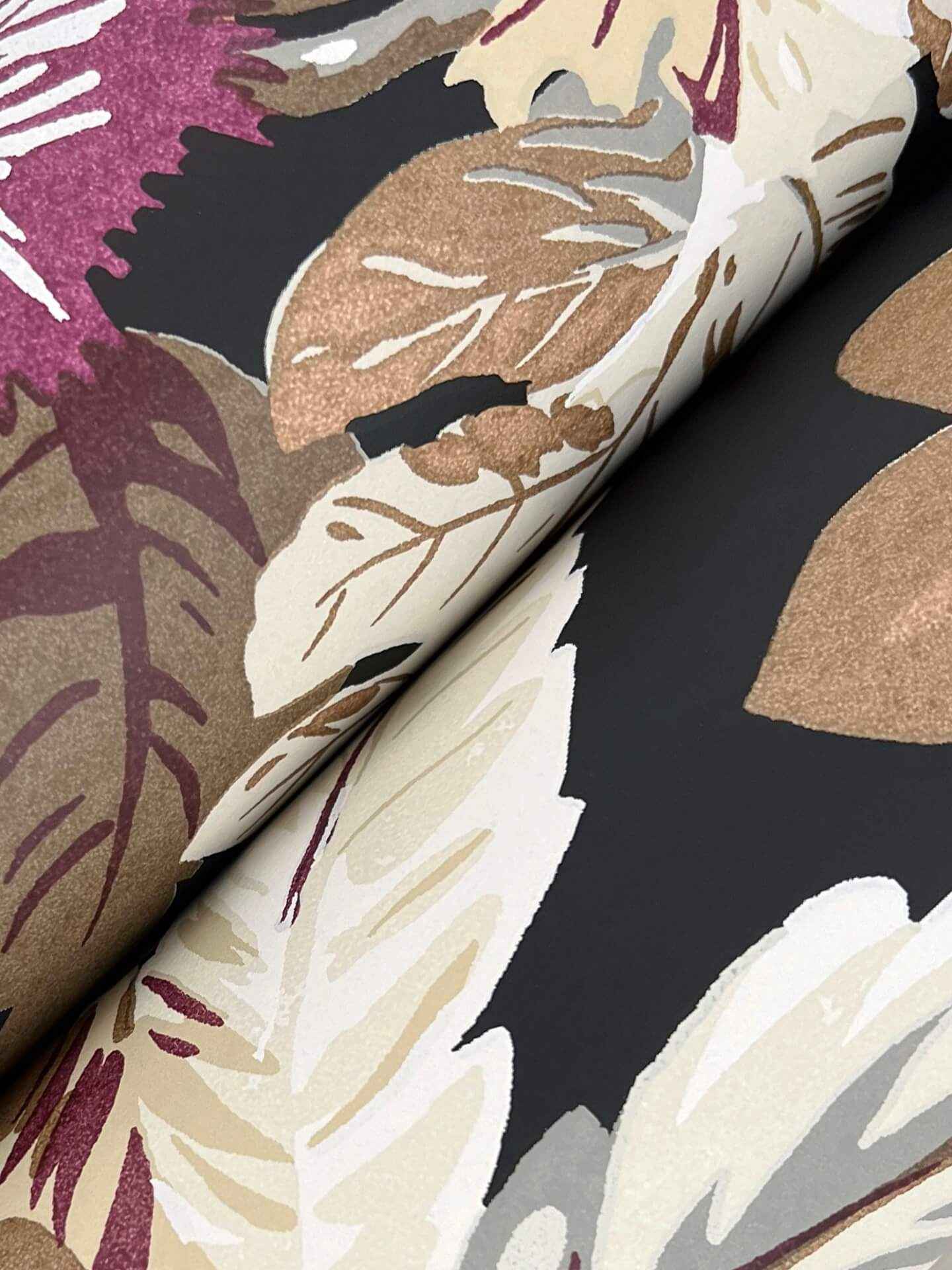Briarwood Black Wallpaper - York Wallcoverings - GT4521 - York Wallcoverings Wallpaper