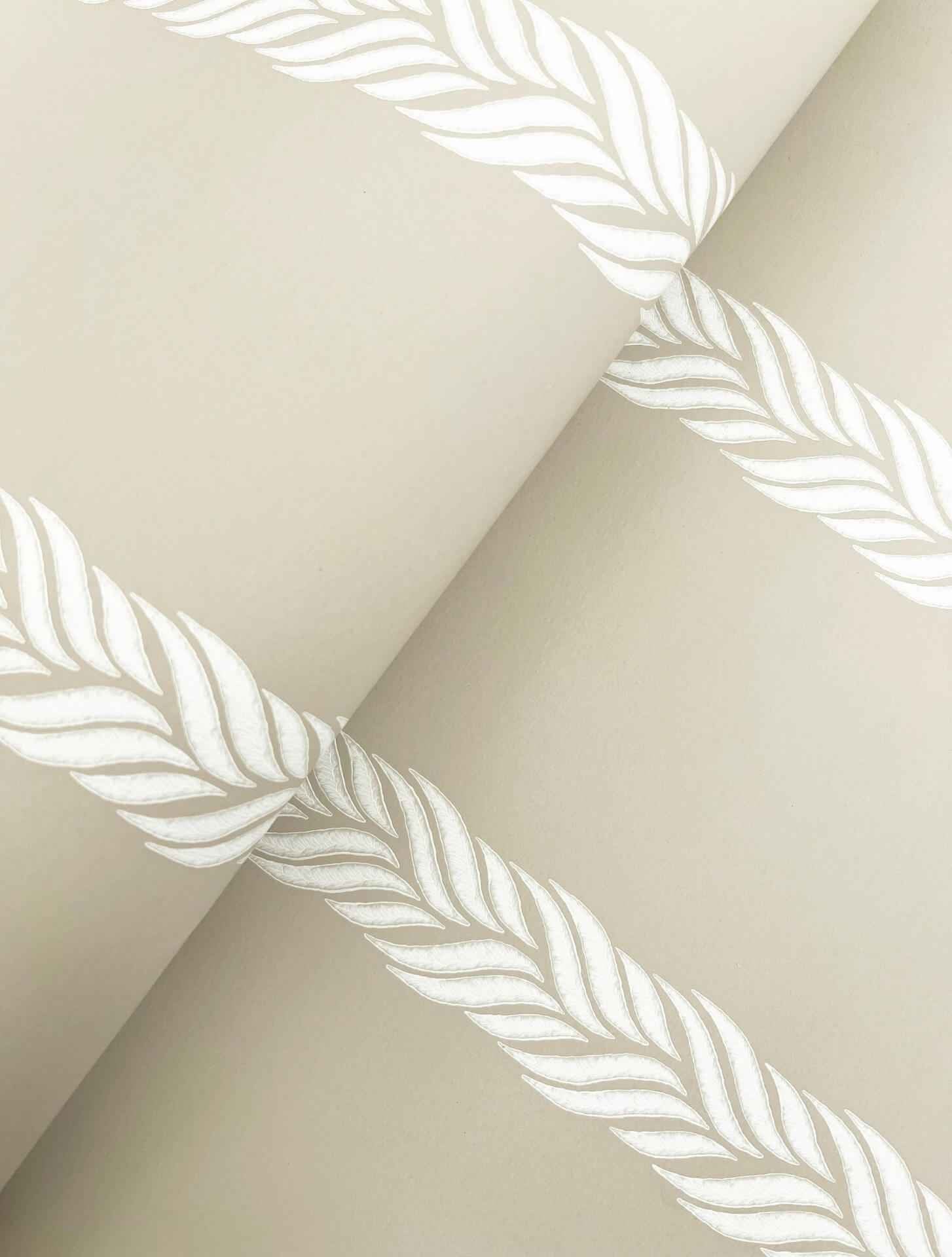 Braided Stripe Beige Wallpaper - York Wallcoverings - GT4544 - York Wallcoverings Wallpaper