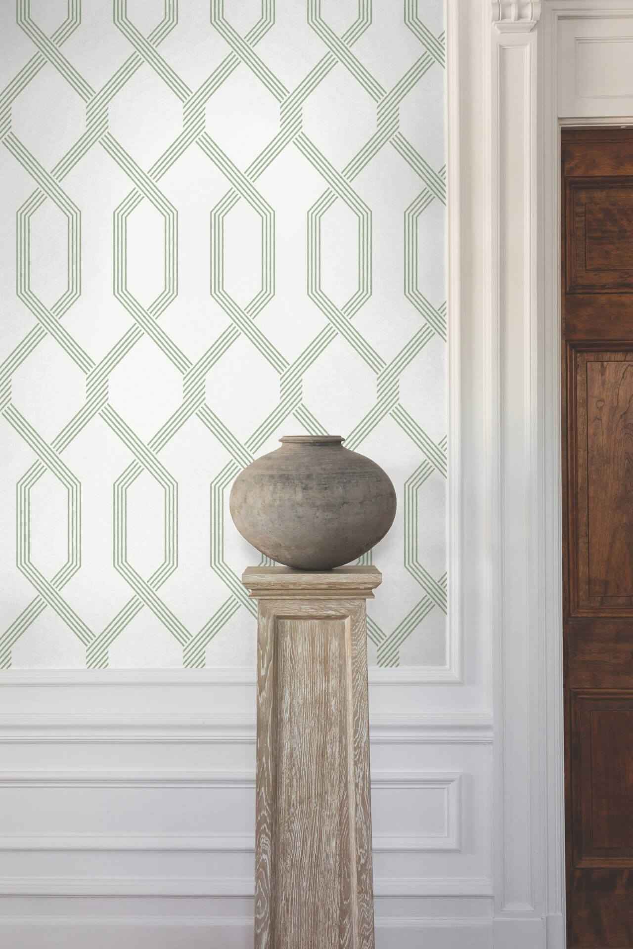 Palisade Green Wallpaper - York Wallcoverings - GT4555 - York Wallcoverings Wallpaper