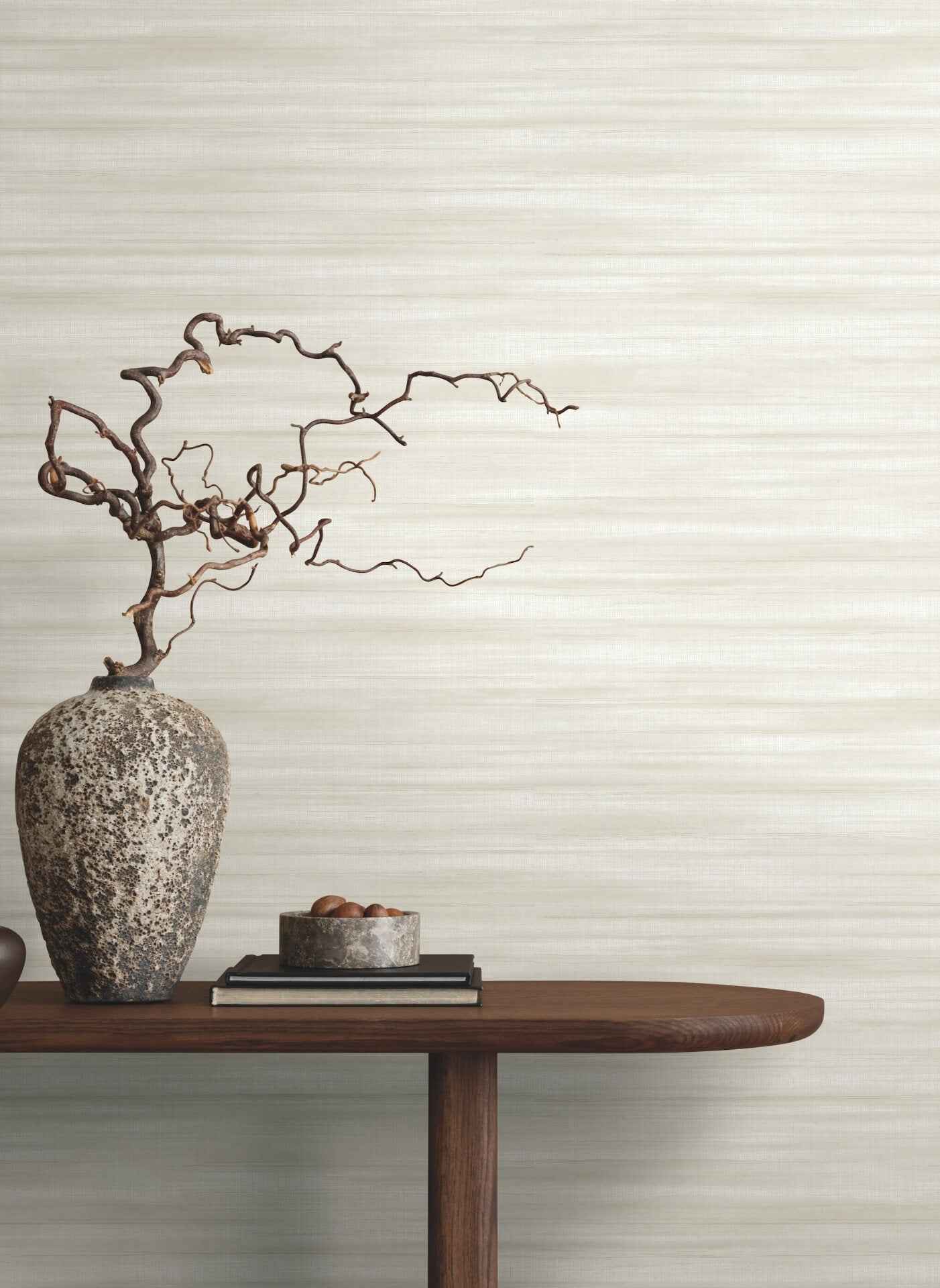 Brushed Linen White Wallpaper - York Wallcoverings - GT4563 - York Wallcoverings Wallpaper