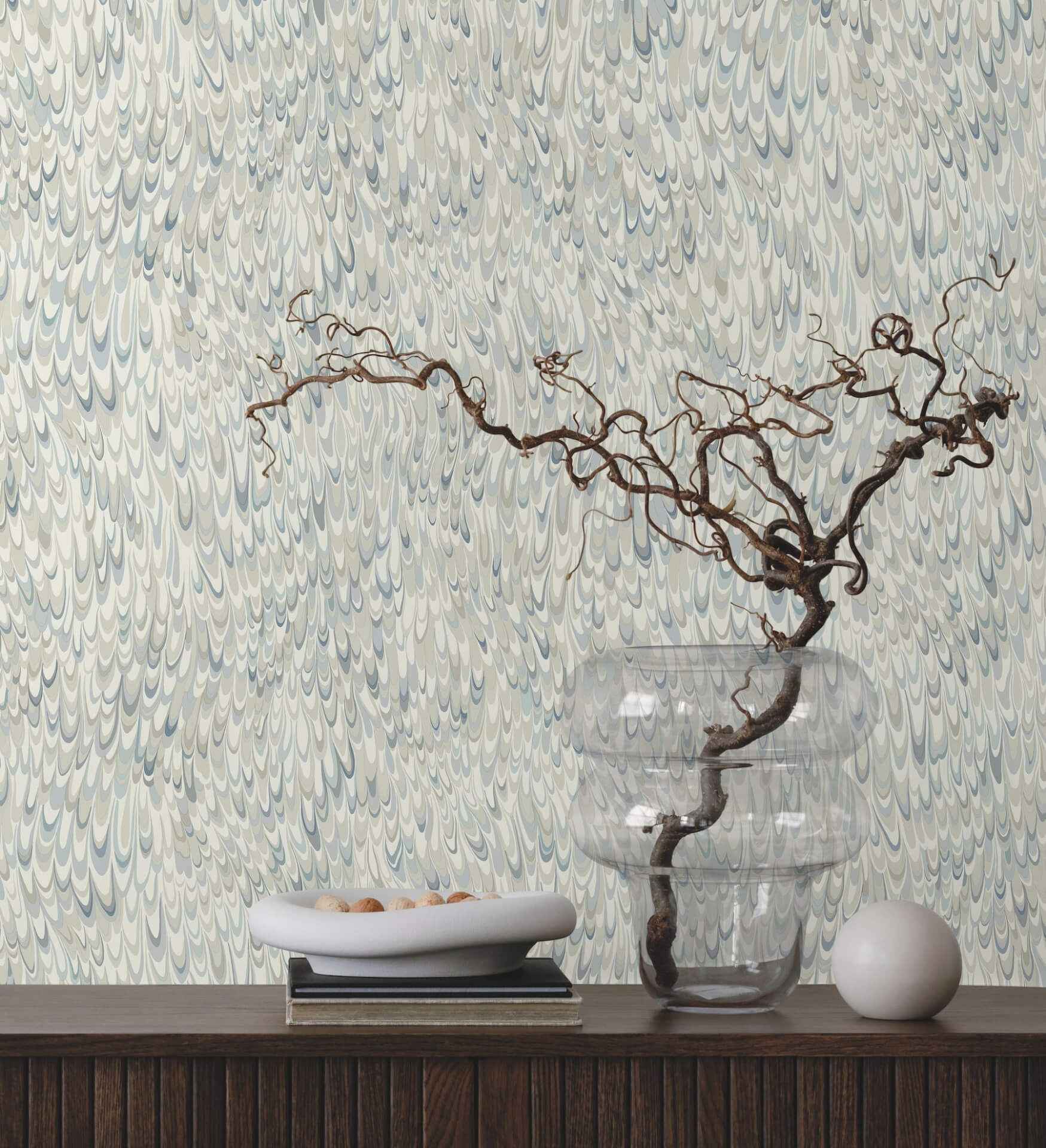 Aslan Blue Wallpaper - York Wallcoverings - GT4584 - York Wallcoverings Wallpaper