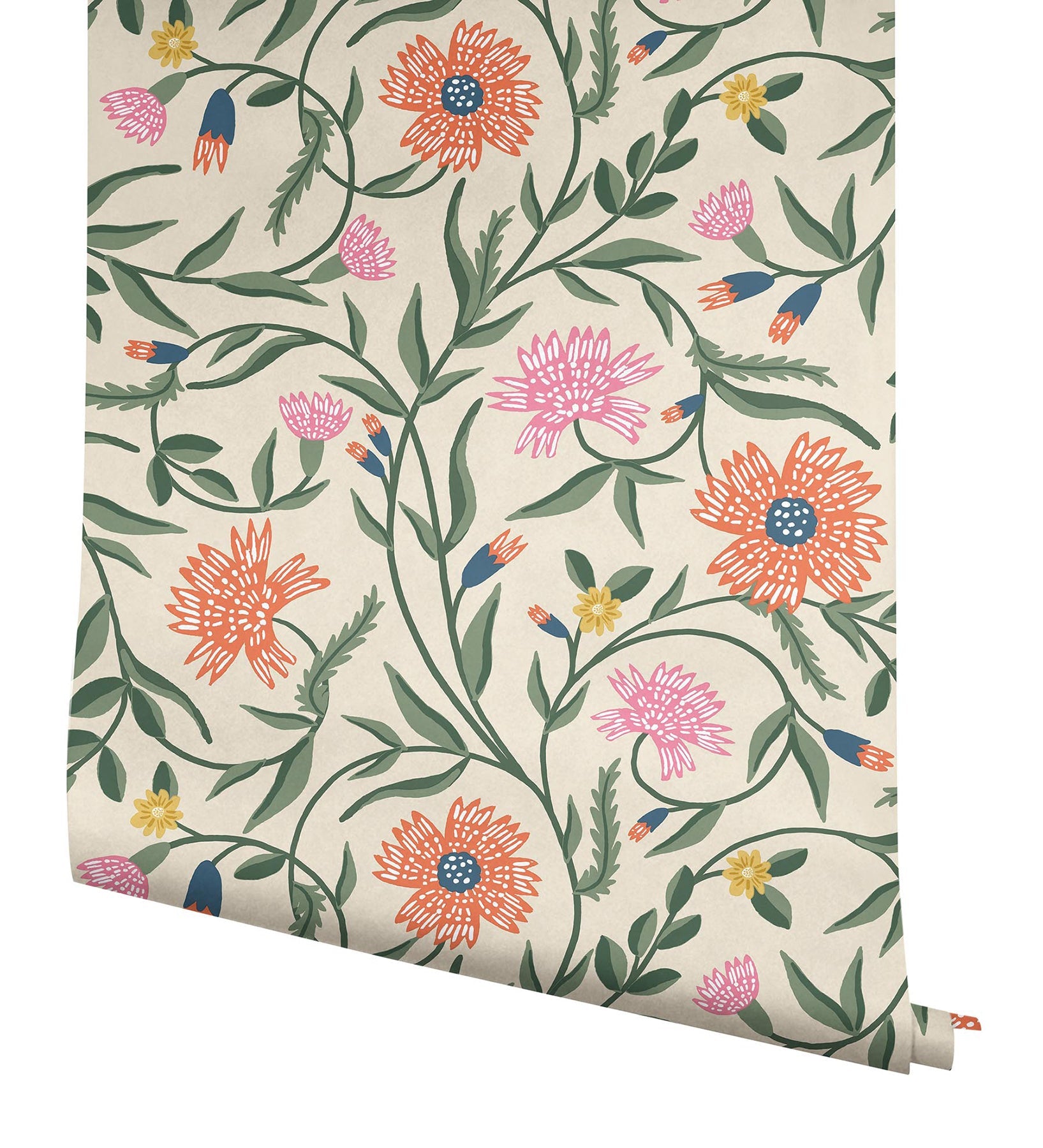 aster-wallpaper-linen-coral-york-wallcoverings-rf7433