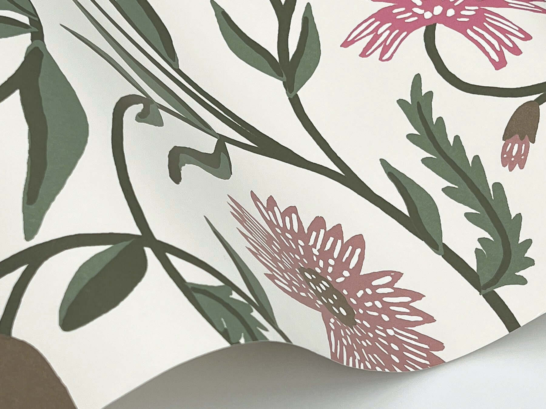 aster-wallpaper-linen-rose-york-wallcoverings-rf7436 - York Wallcoverings Wallpaper