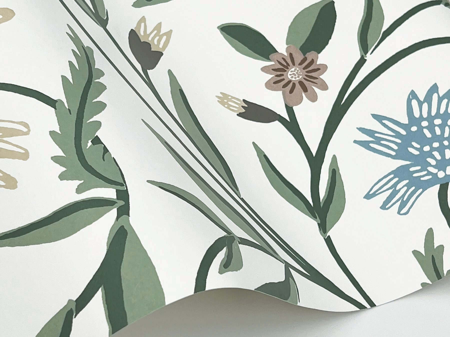 aster-wallpaper-white-york-wallcoverings-rf7431 - York Wallcoverings Wallpaper