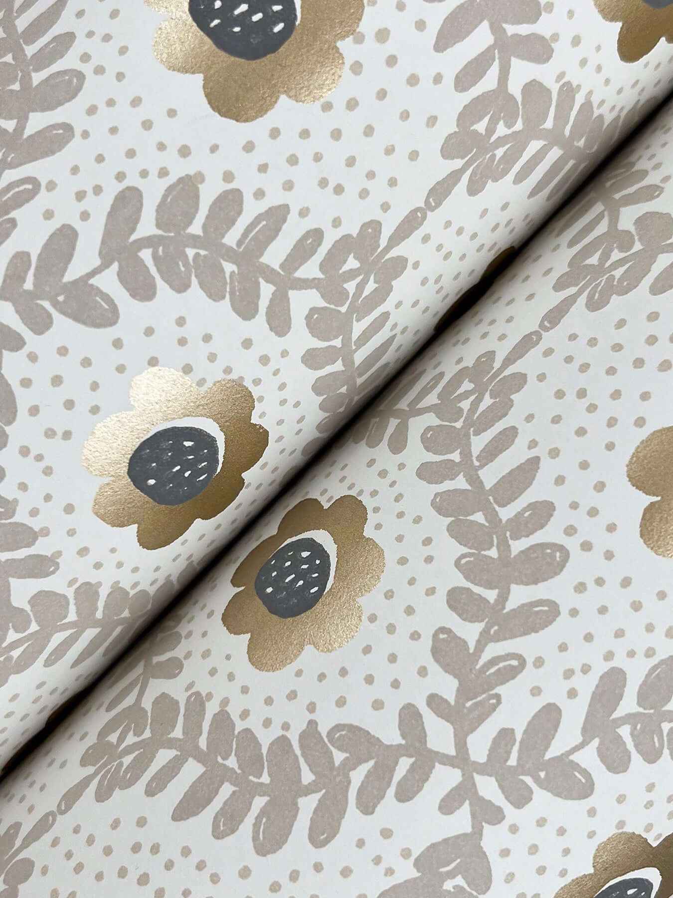 Emma Linen Wallpaper - York Wallcoverings - RF7443 - York Wallcoverings Wallpaper