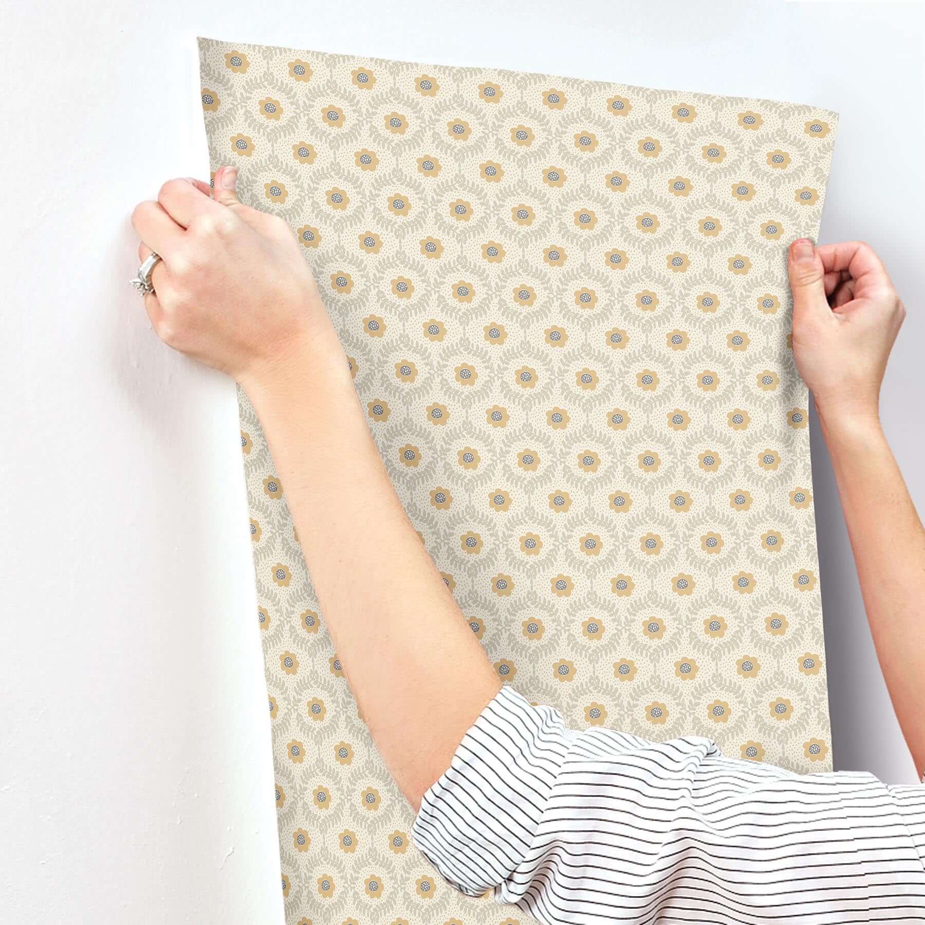 emma-wallpaper-linen-york-wallcoverings-rf7443 - York Wallcoverings Wallpaper