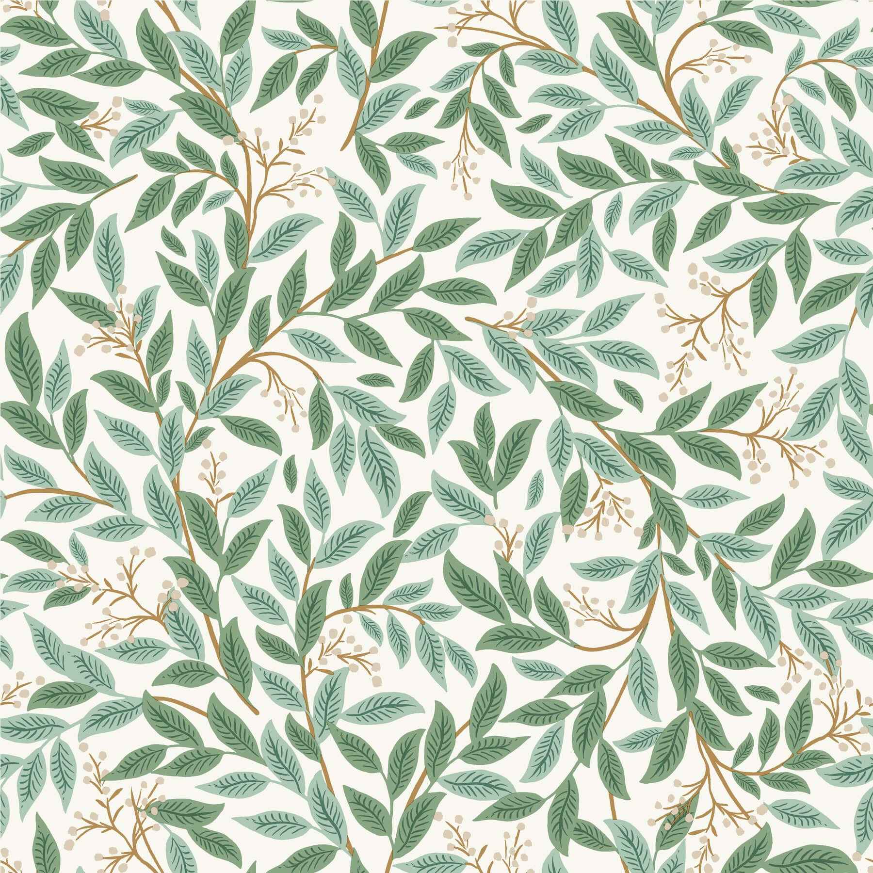 Willowberry Emerald Wallpaper - York Wallcoverings - RF7464 - York Wallcoverings Wallpaper