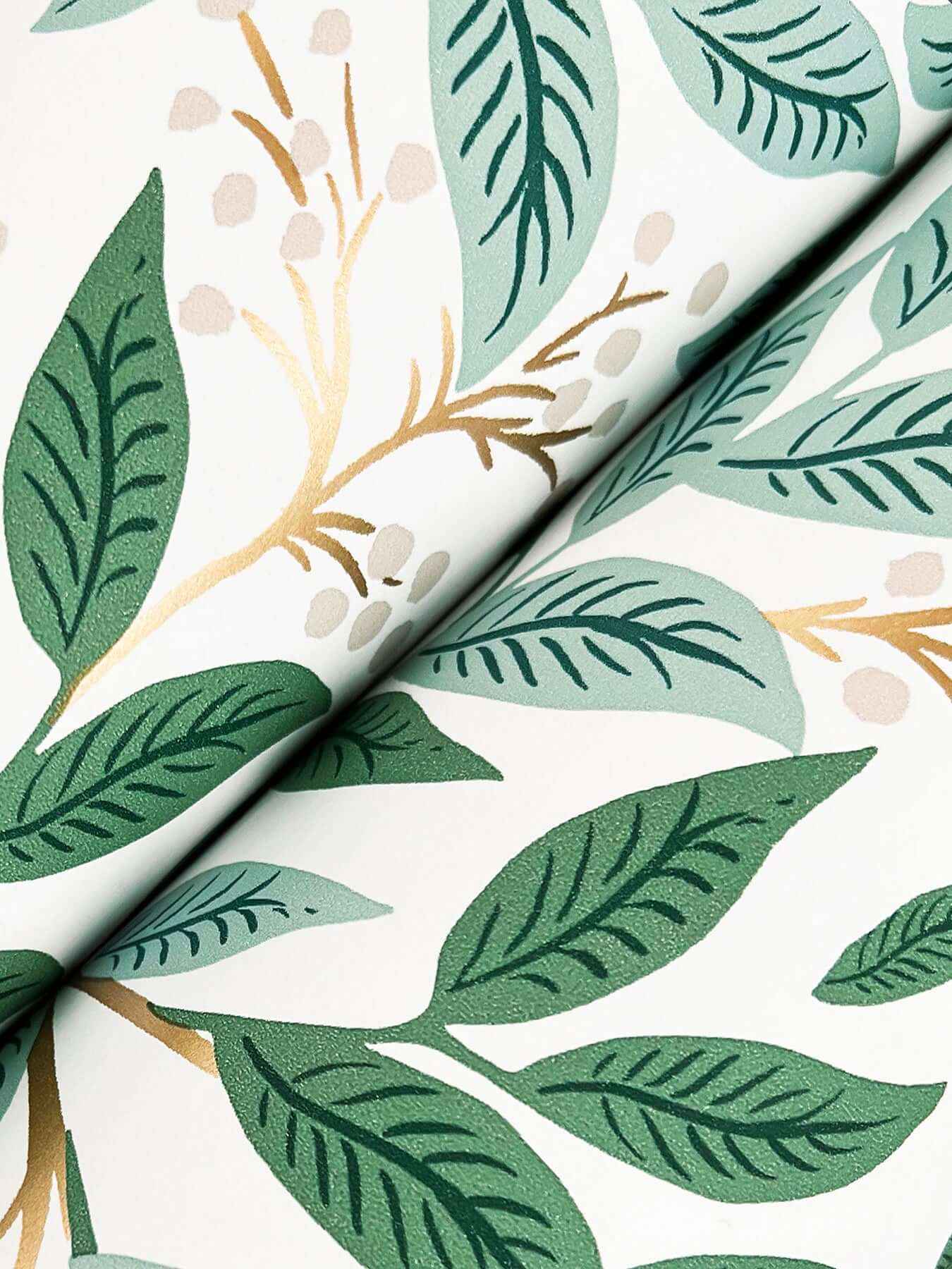 Willowberry Emerald Wallpaper - York Wallcoverings - RF7464 - York Wallcoverings Wallpaper
