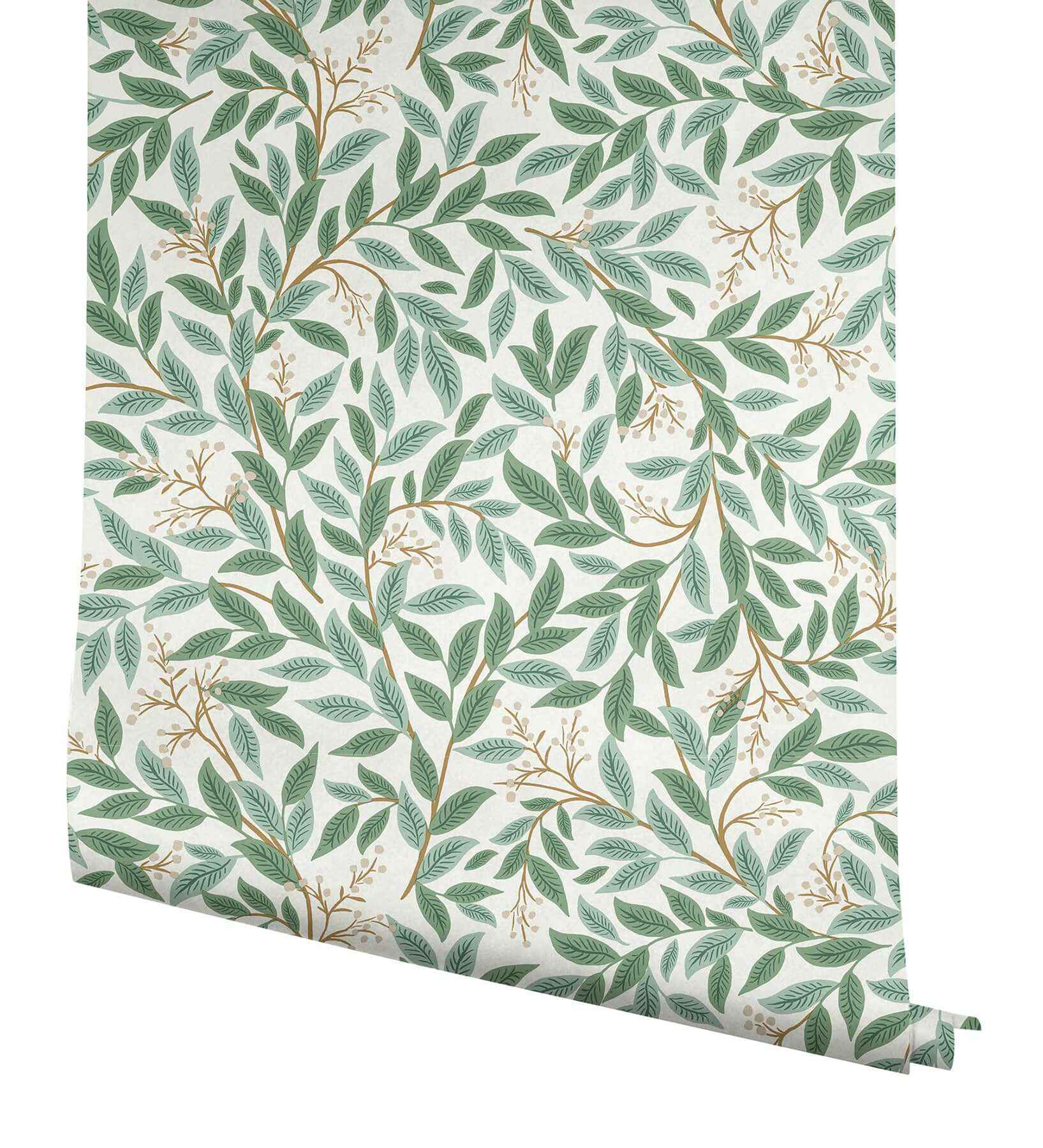 Willowberry Emerald Wallpaper - York Wallcoverings - RF7464 - York Wallcoverings Wallpaper