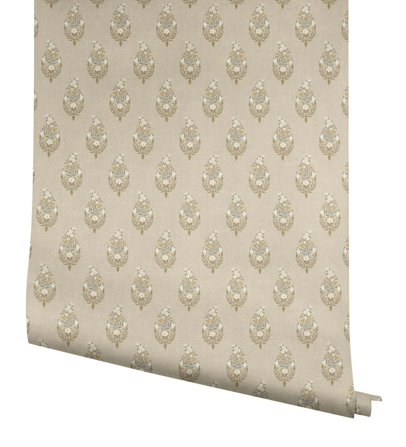 paisley-wallpaper-linen-york-wallcoverings-rf7474 - York Wallcoverings Wallpaper