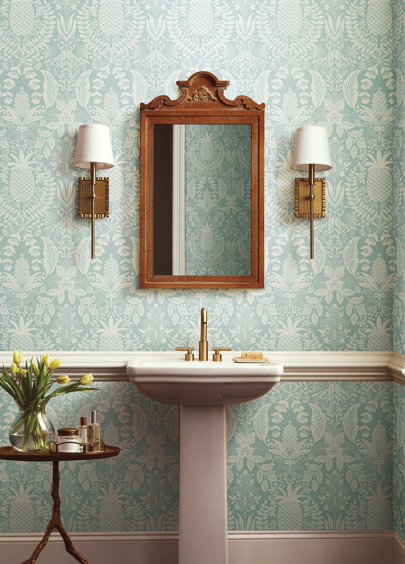 pineapple-damask-wallpaper-light-blue-york-wallcoverings-rf7484