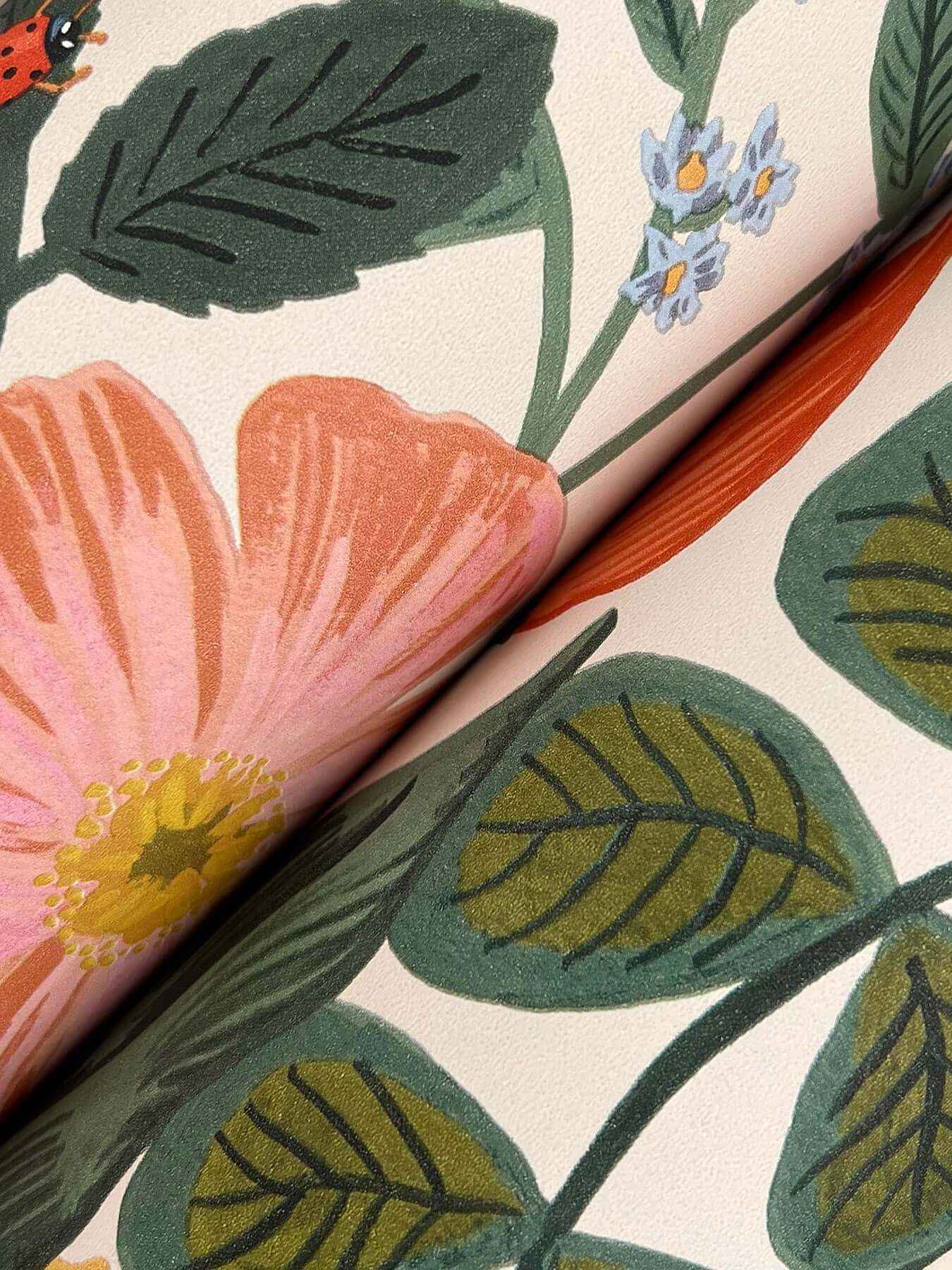 Blossom Cream Wallpaper - York Wallcoverings - RF7492 - York Wallcoverings Wallpaper