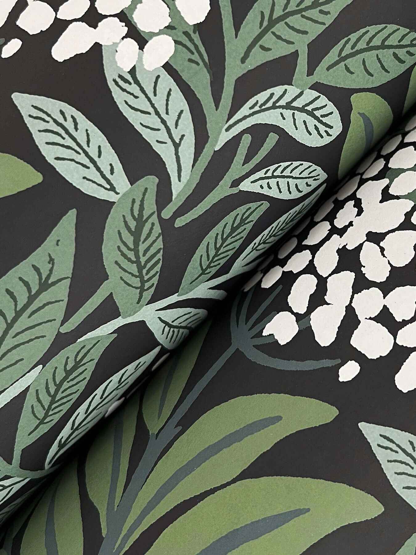 Highgrove Black Wallpaper - York Wallcoverings - RF7504 - York Wallcoverings Wallpaper