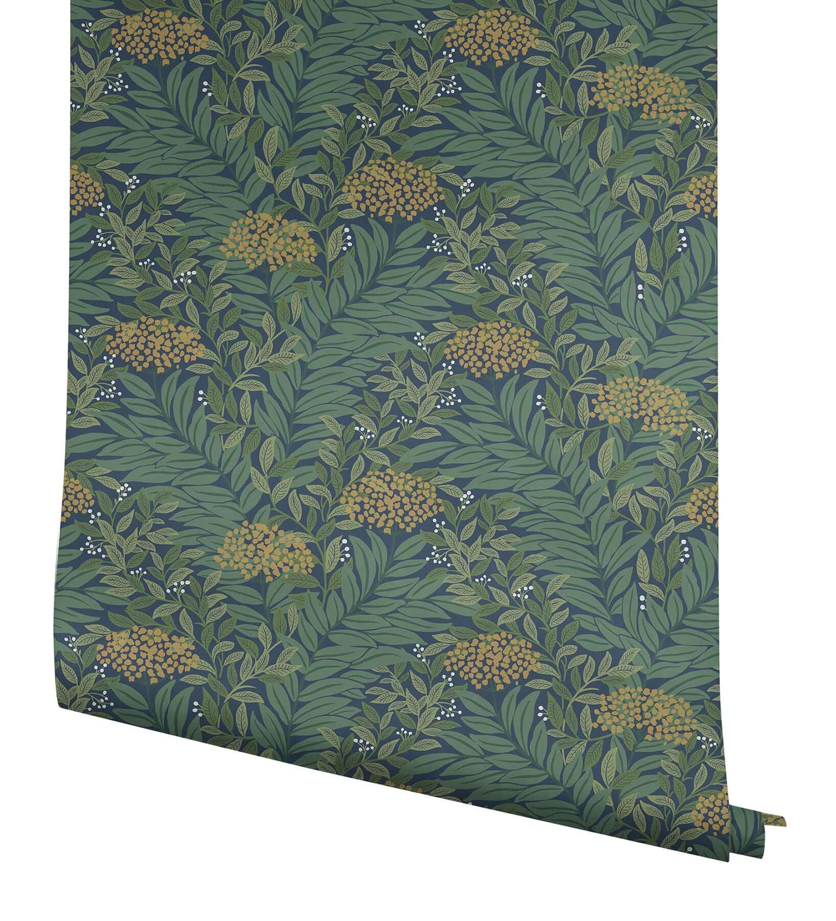 highgrove-wallpaper-navy-york-wallcoverings-rf7505 - York Wallcoverings Wallpaper