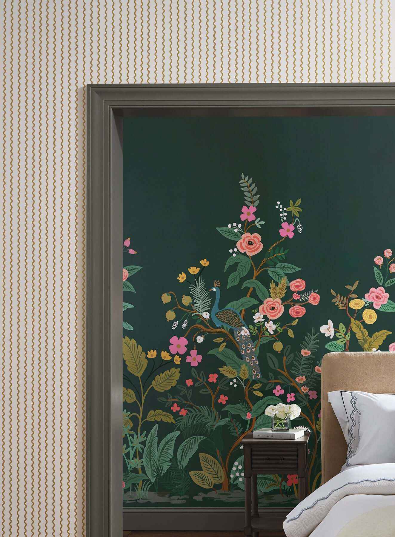 Rickrack Gold Wallpaper - York Wallcoverings - RF7551 - York Wallcoverings Wallpaper