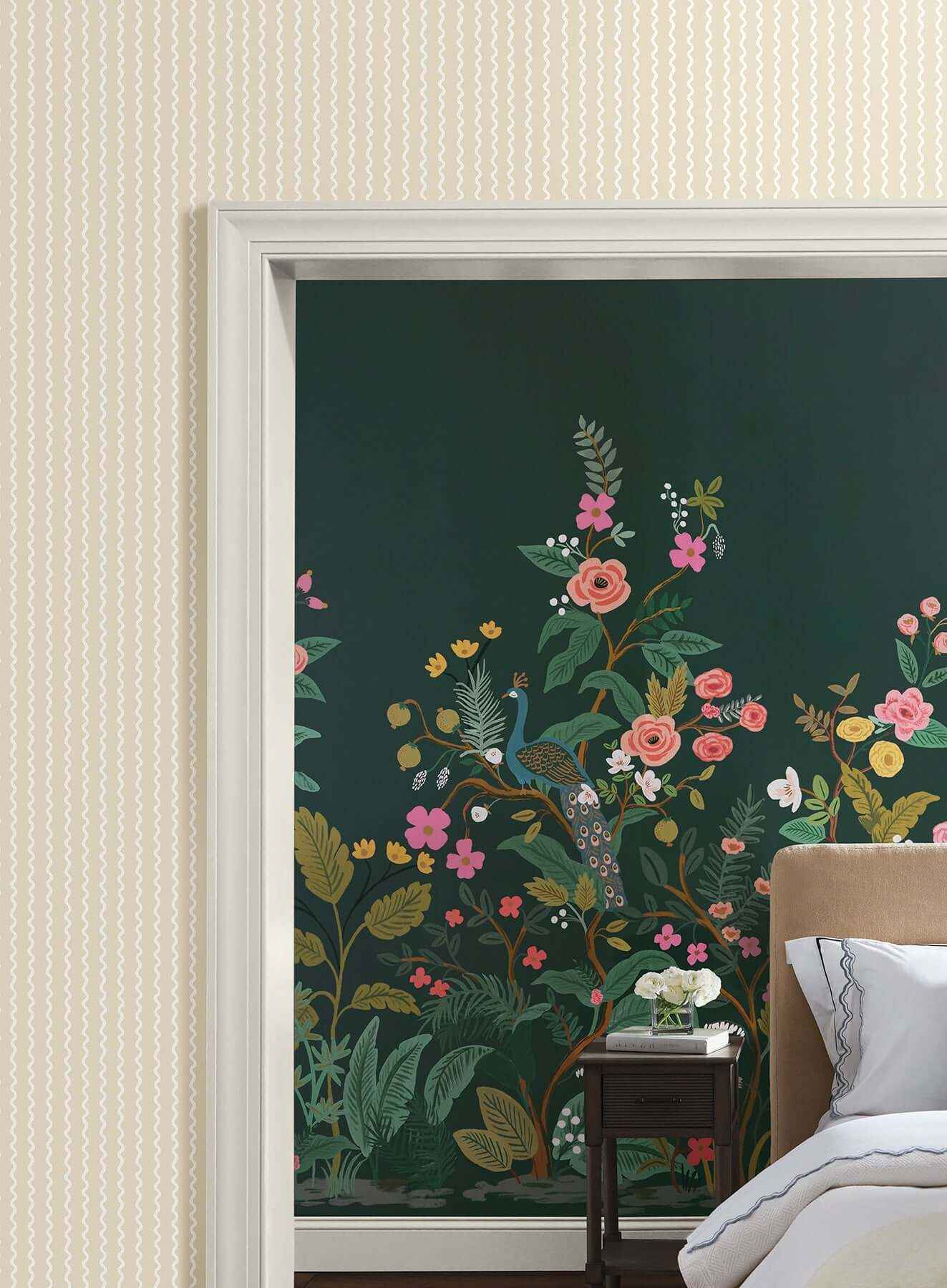 Rickrack Linen Wallpaper - York Wallcoverings - RF7554 - York Wallcoverings Wallpaper