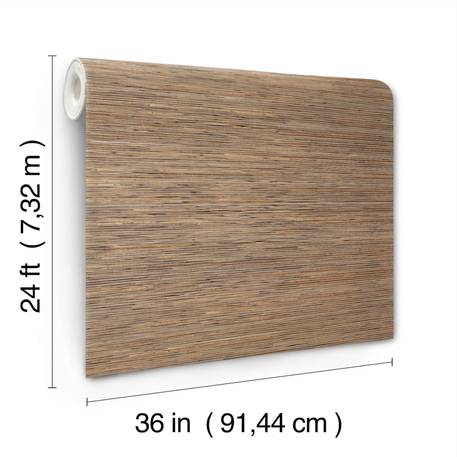 bamboo-hemp-blend-wallpaper-natural-black-york-wallcoverings-nt6101 - York Wallcoverings Wallpaper