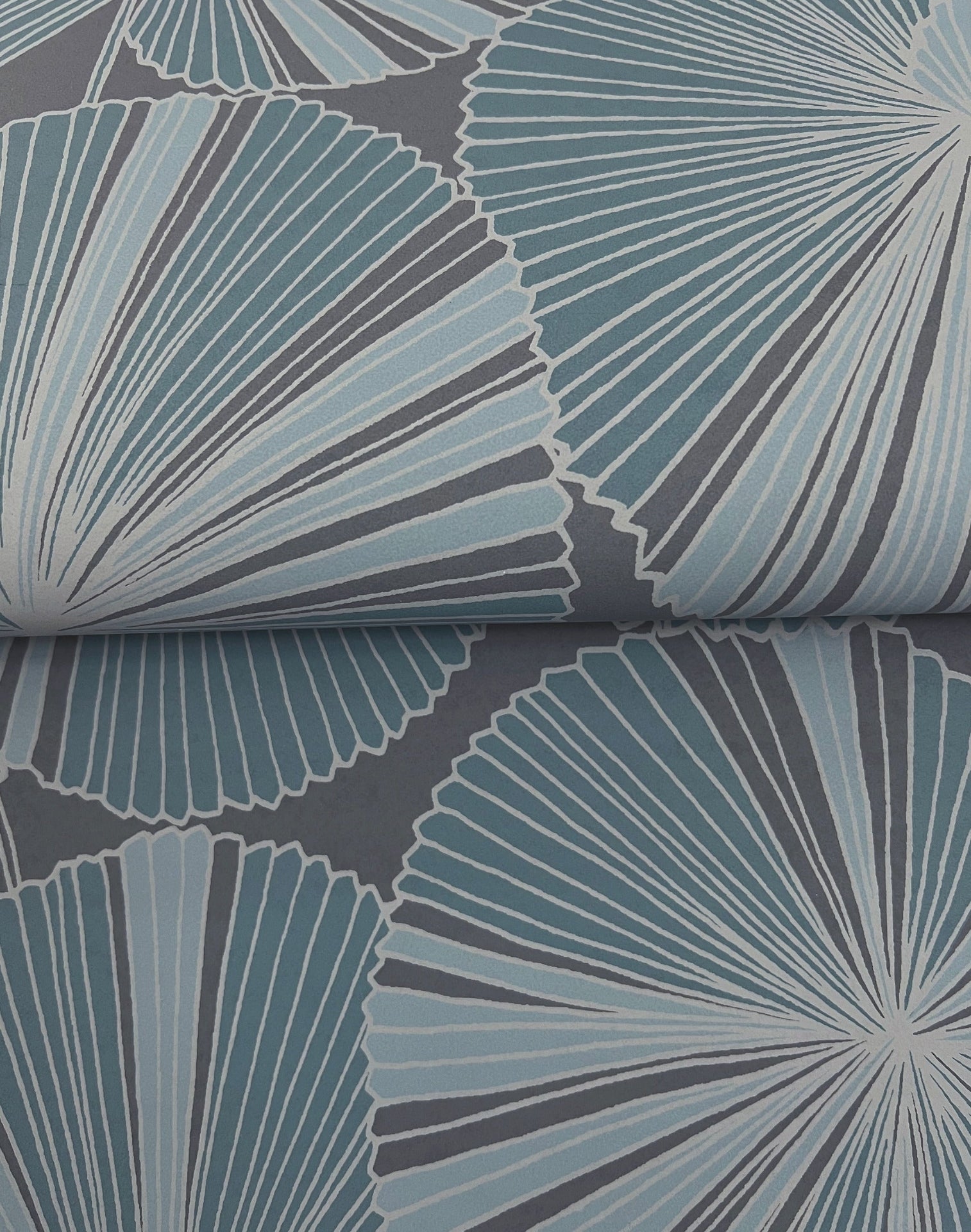 layered-lily-pads-wallpaper-deep-blue-york-wallcoverings-nt6113