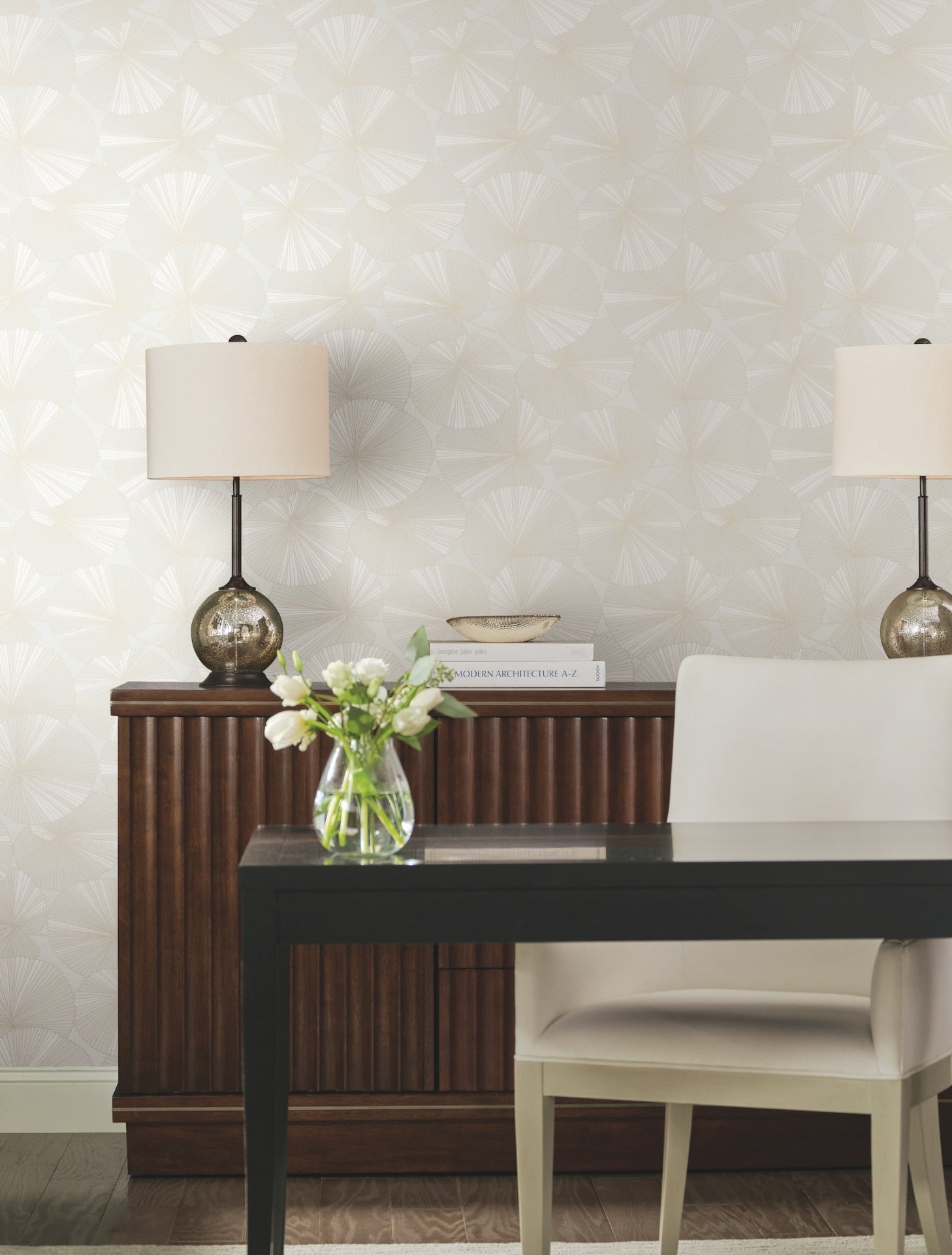 layered-lily-pads-wallpaper-white-york-wallcoverings-nt6112
