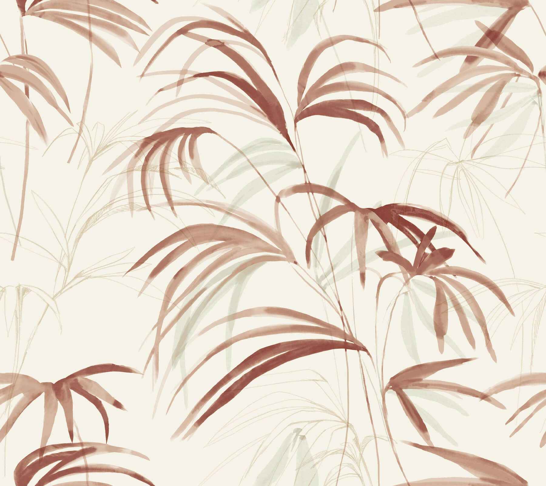 Inky Clay Palms Wallpaper - York Wallcoverings - NT6124