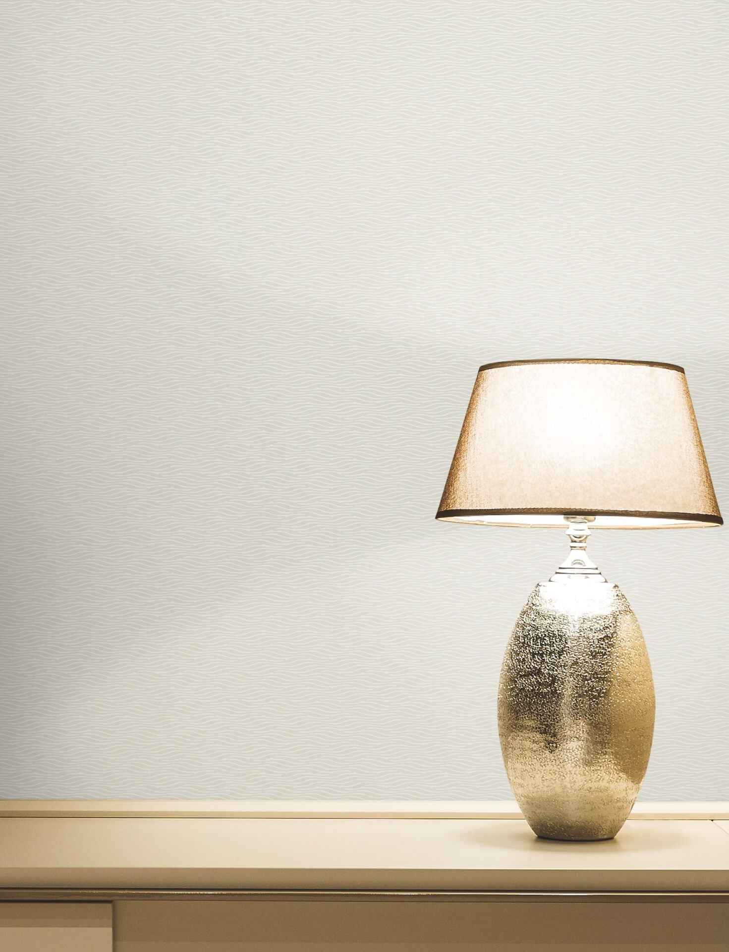 Elevated Pearl Waves Wallpaper - York Wallcoverings - NT6154 - York Wallcoverings Wallpaper