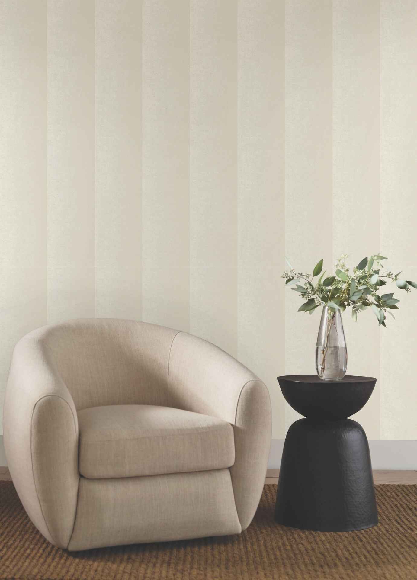 Particle Beige Stripe Wallpaper - York Wallcoverings - NT6162 - York Wallcoverings Wallpaper