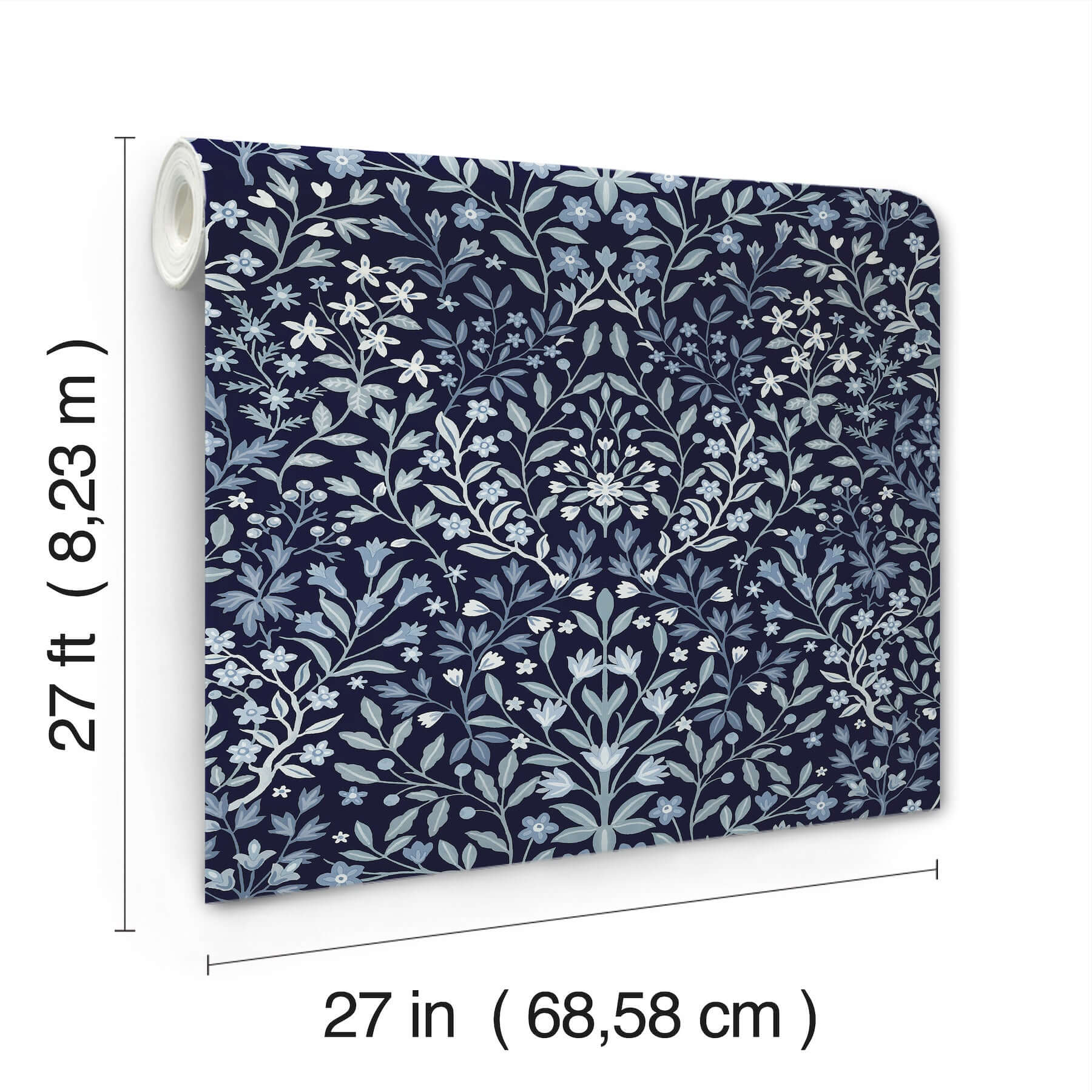 garden-blue-terrace-wallpaper-york-wallcoverings-mf4723 - York Wallcoverings Wallpaper