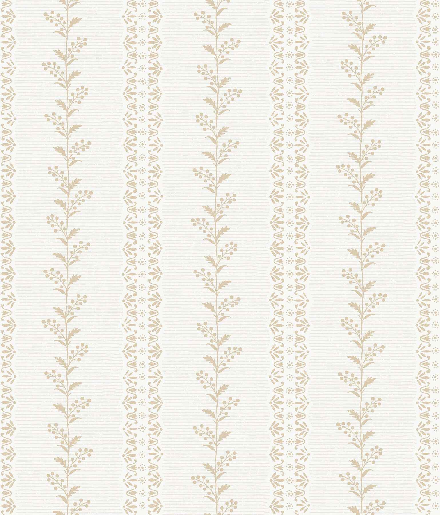 Everleigh Ochre Wallpaper - York Wallcoverings - MF4763