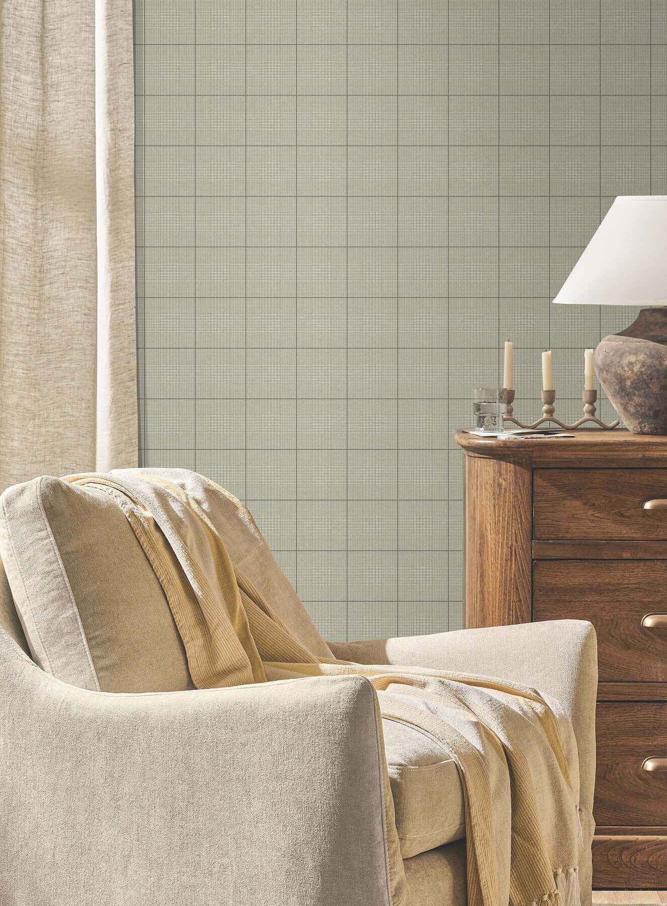 Windsor Taupe Wallpaper - York Wallcoverings - MF4784 - York Wallcoverings Wallpaper