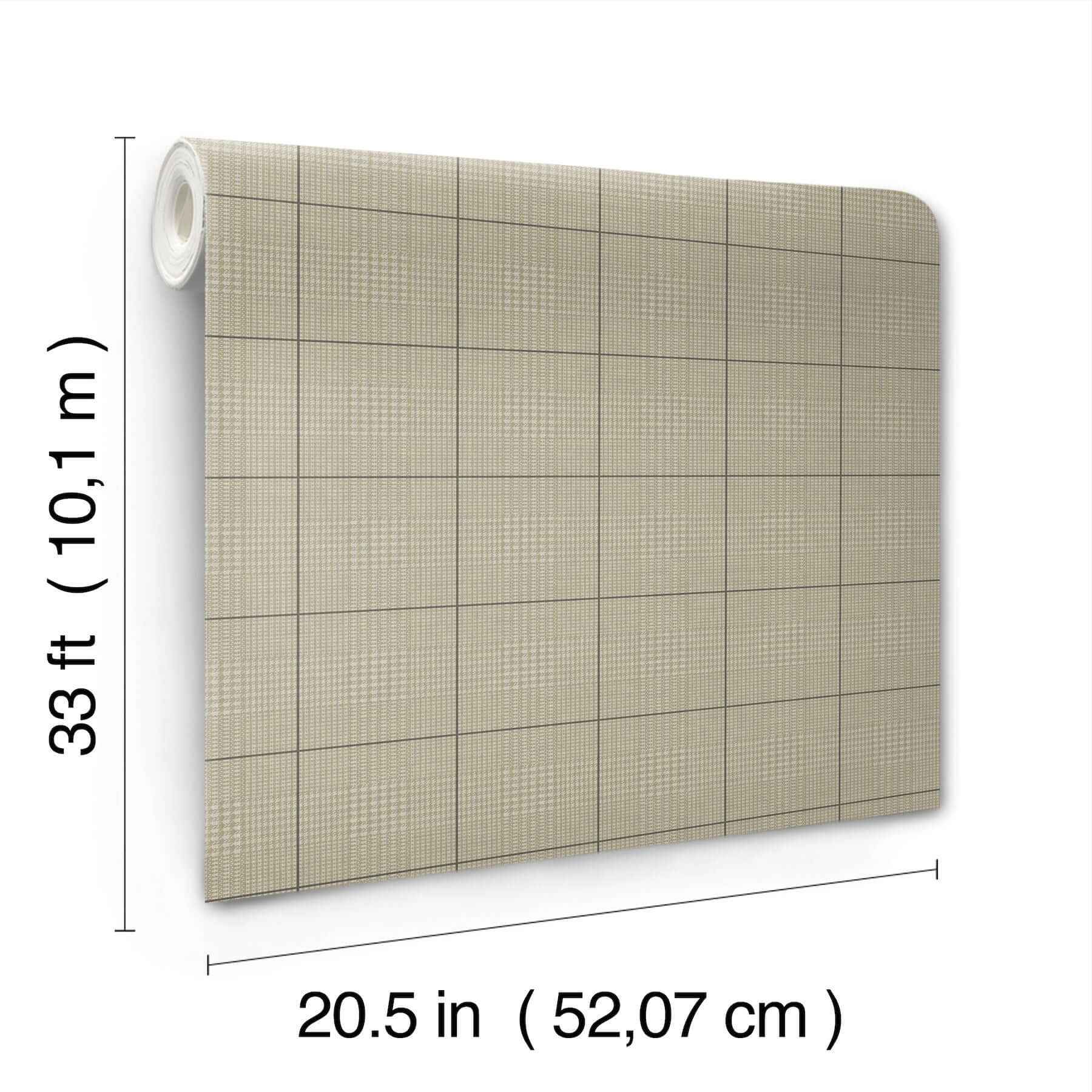 Windsor Taupe Wallpaper - York Wallcoverings - MF4784 - York Wallcoverings Wallpaper