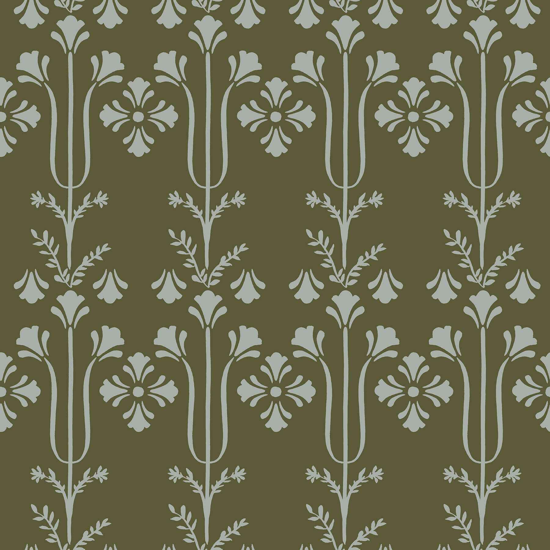 Lydia Moss Wallpaper - York Wallcoverings - MF4801