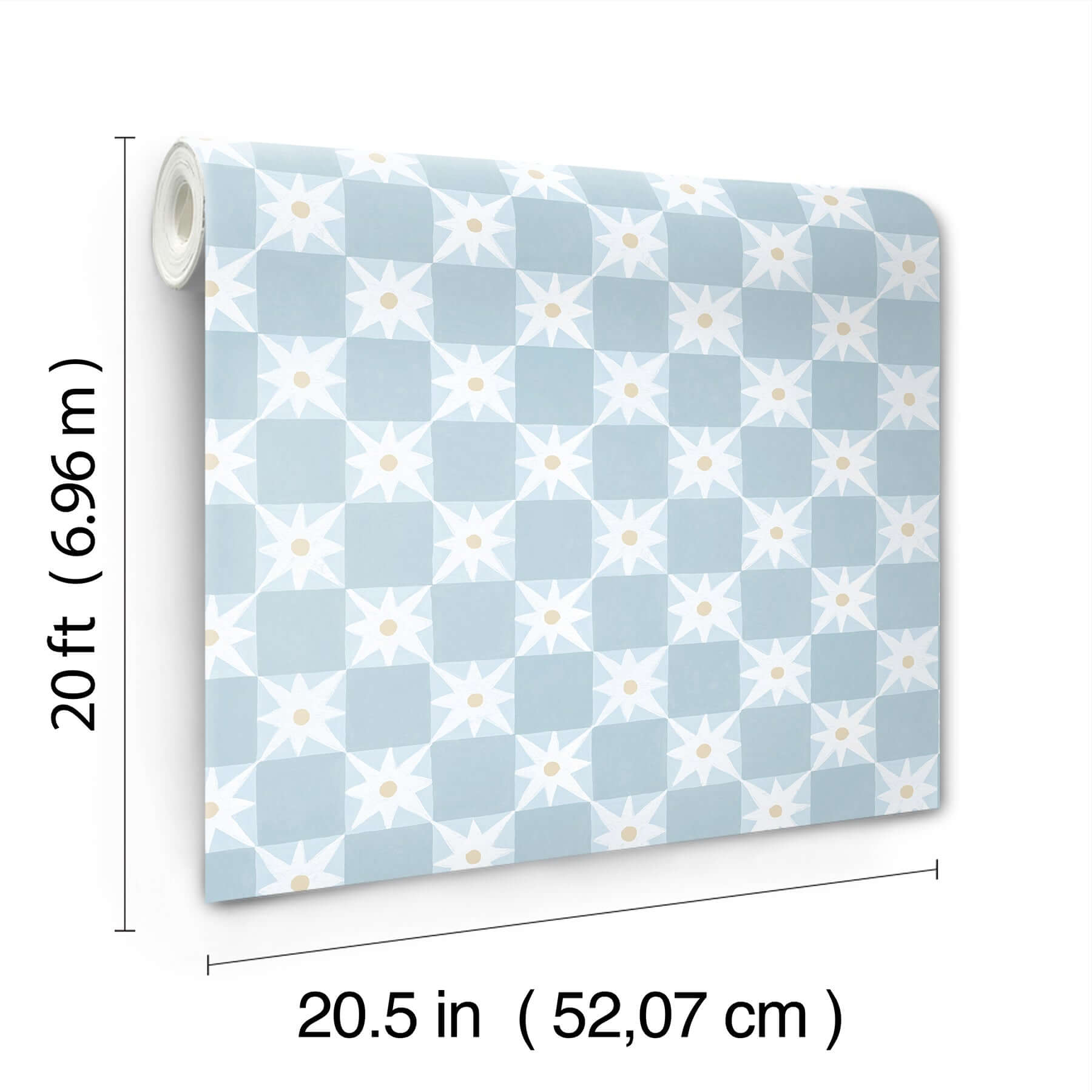 stardust-blue-checkerboard-peel-stick-wallpaper-york-wallcoverings-psw1588rl - York Wallcoverings Wallpaper