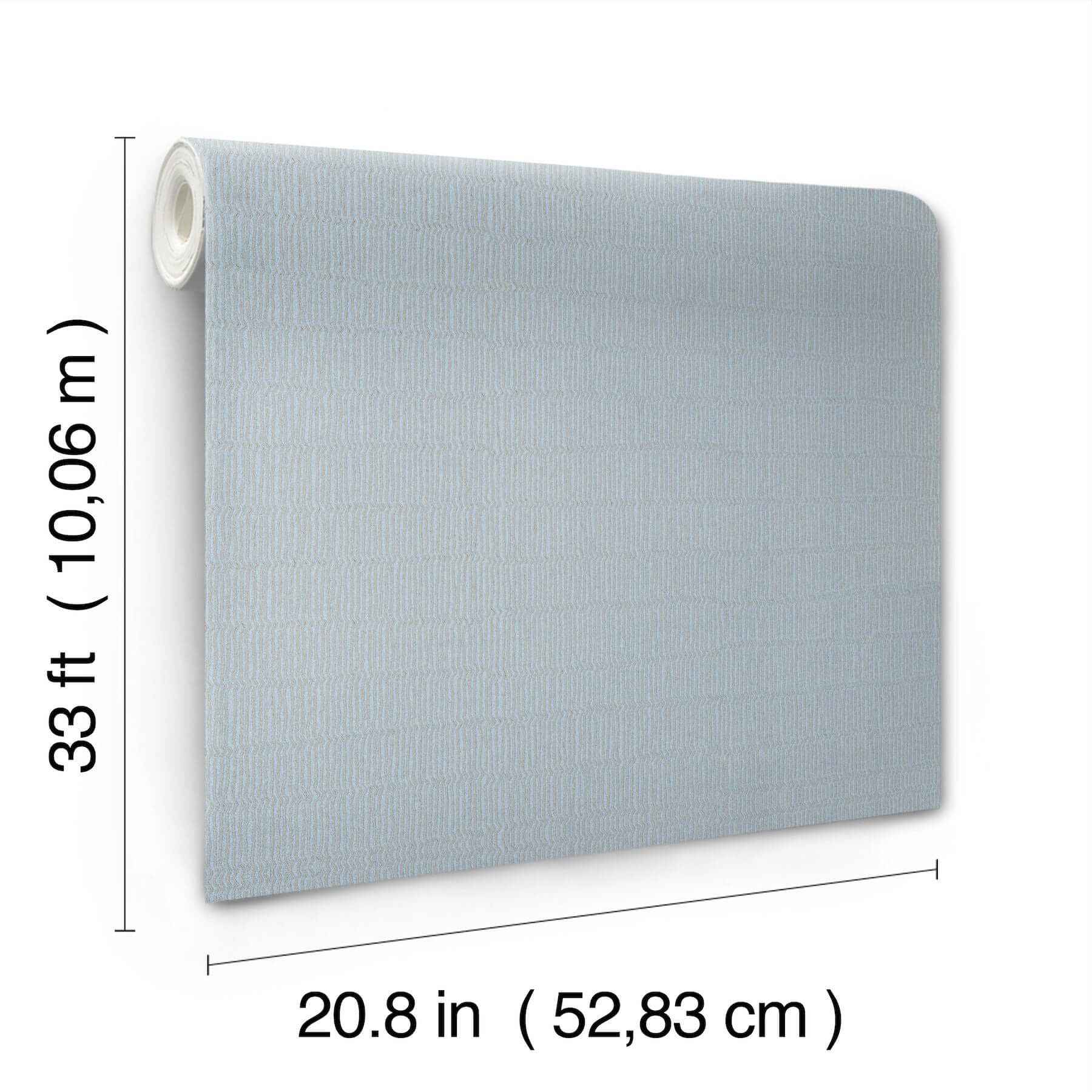 Tectonic Texture Blue & Silver Wallpaper - York Wallcoverings - FM1015 - York Wallcoverings Wallpaper